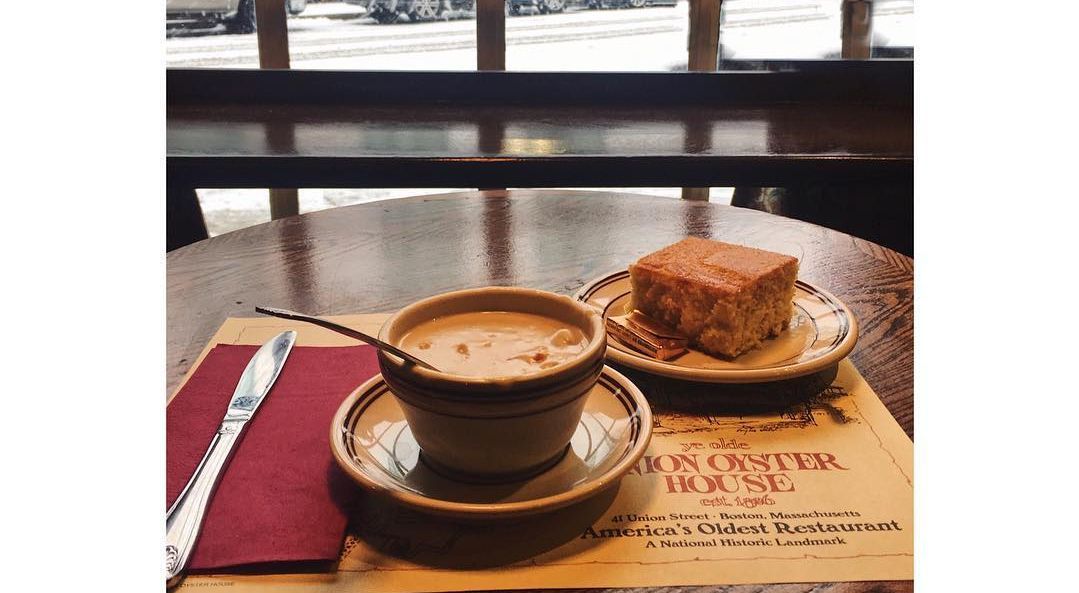 Inside view of Union Oyster House. (Image via Instagram/@unionoysterhouse)