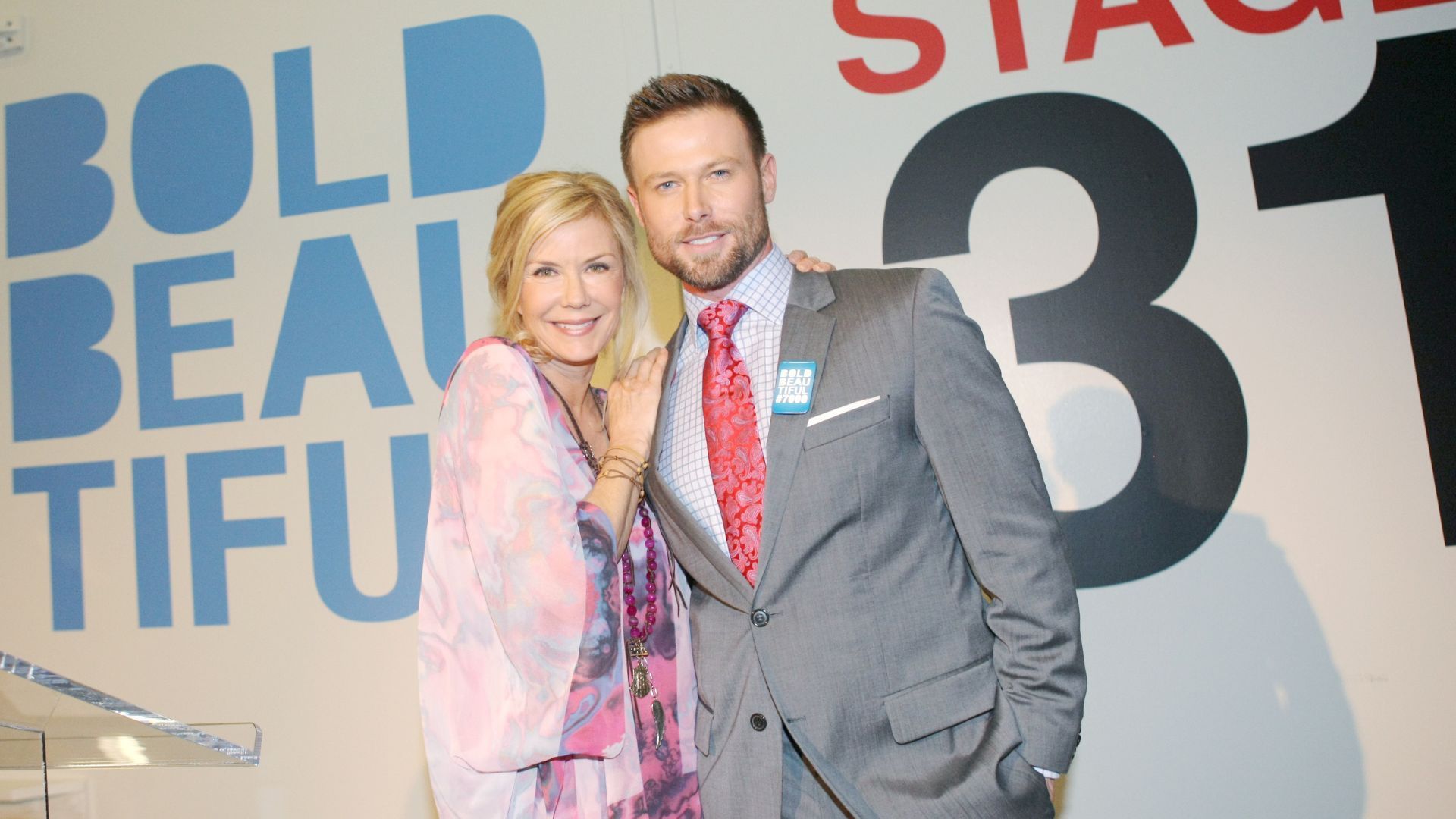 The Bold and the Beautiful: Jacob Young and Katherine Kelly Lang | Image Source: JPI