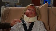 Days of Our Lives' Bonnie in traction. | Image Source: Peacock