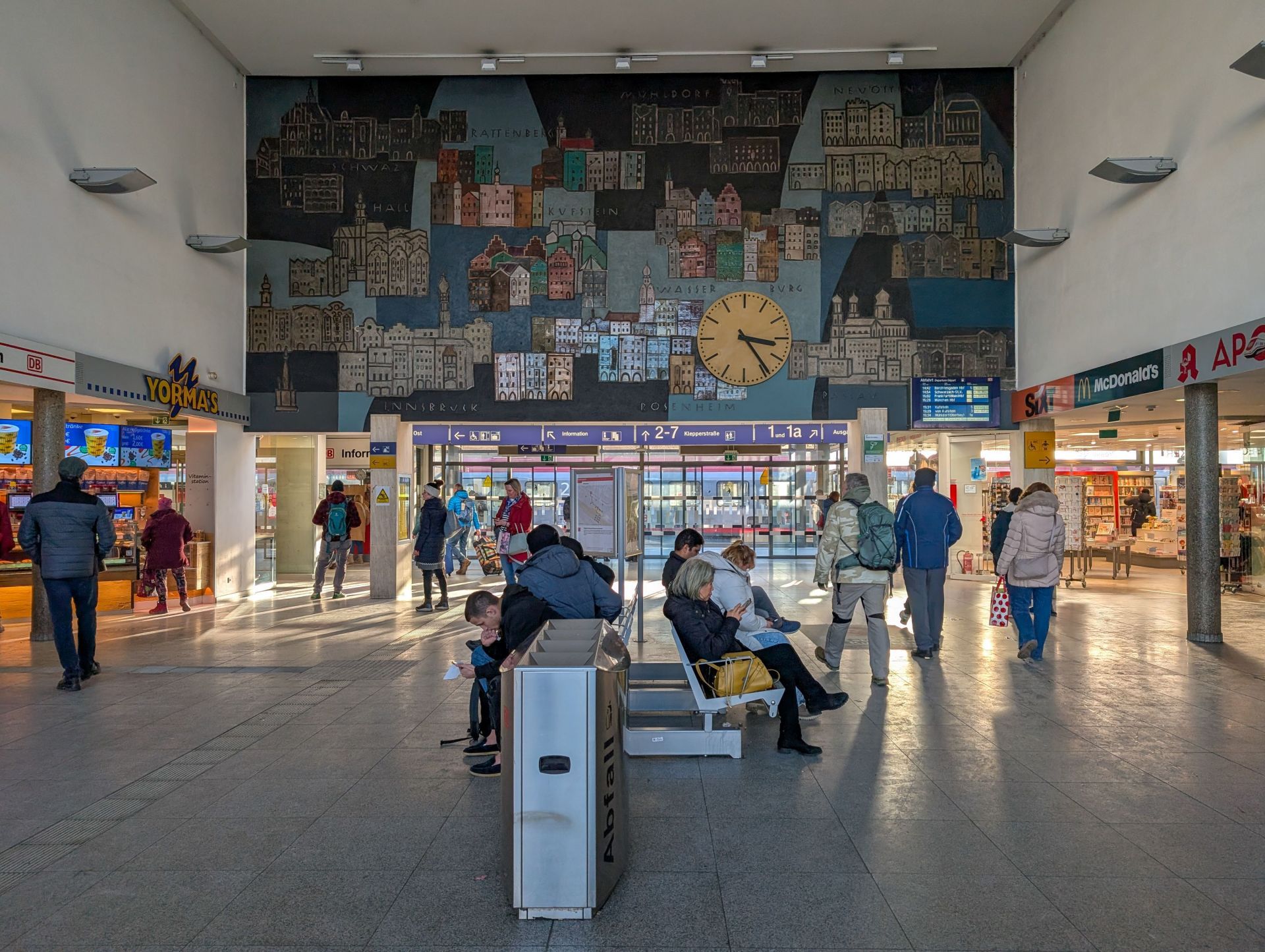 Train Station Of The Bavarian City Of Rosenheim - Source: Getty