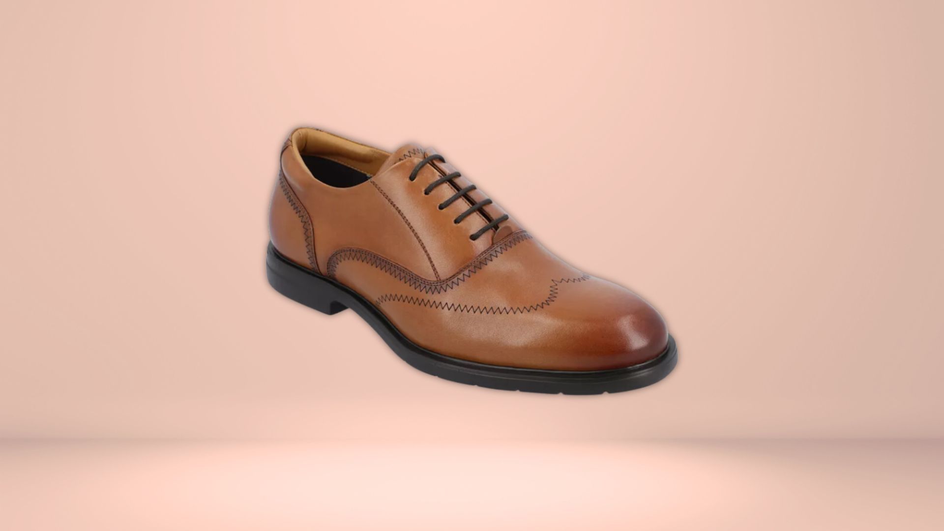 Thomas &amp; Vine Men&rsquo;s Hughes Wide Width Wingtip Oxford Shoes (Image via Macy&#039;s)