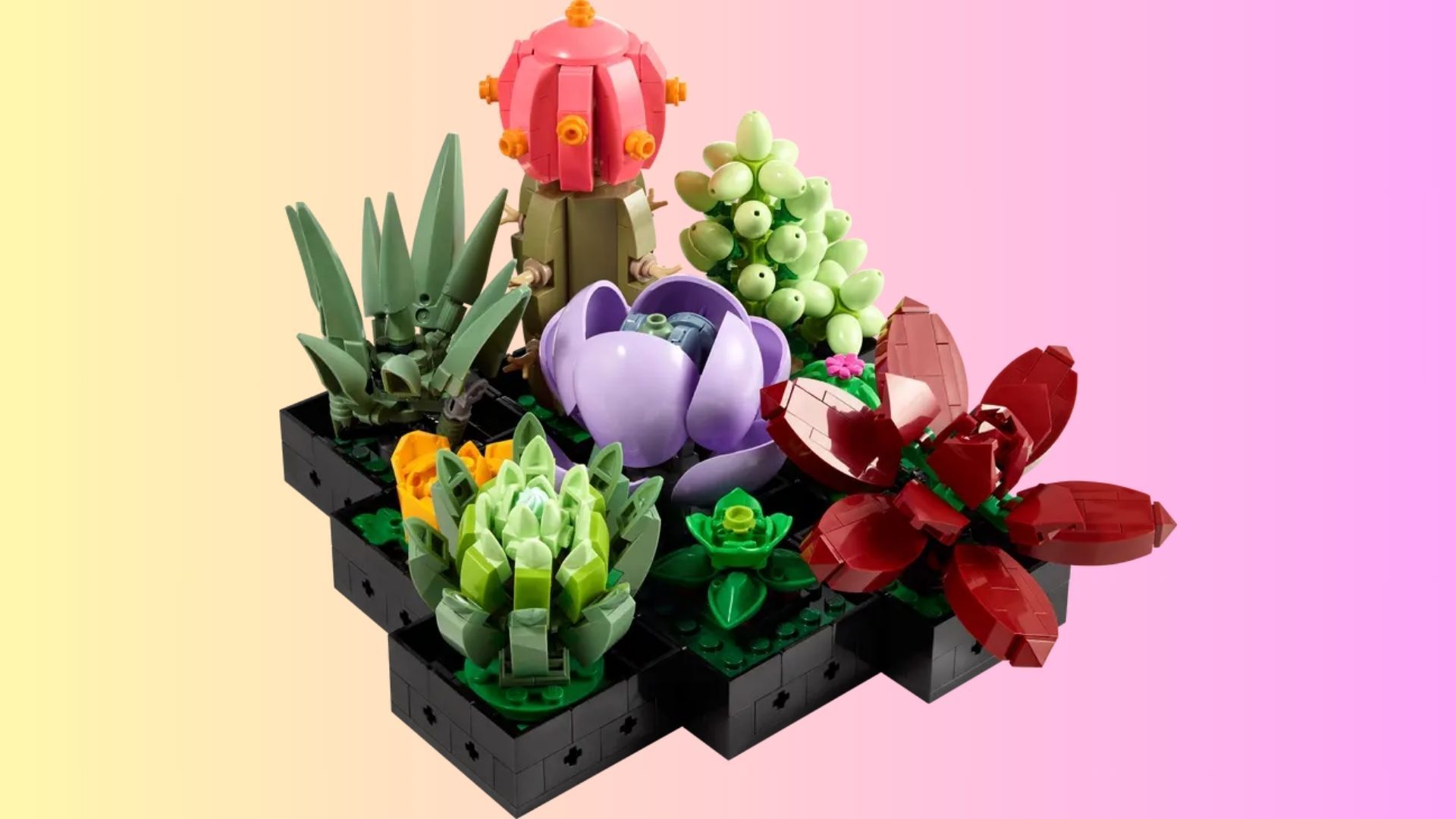 LEGO Succulents (Image via LEGO)