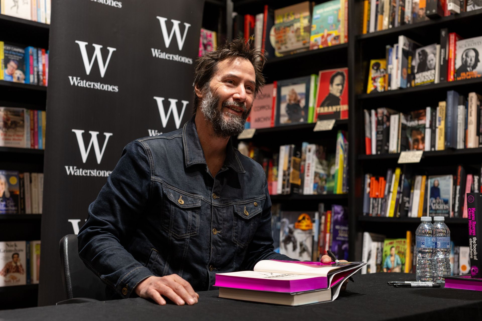 Keanu Reeves Signs Copies Of His Novel 