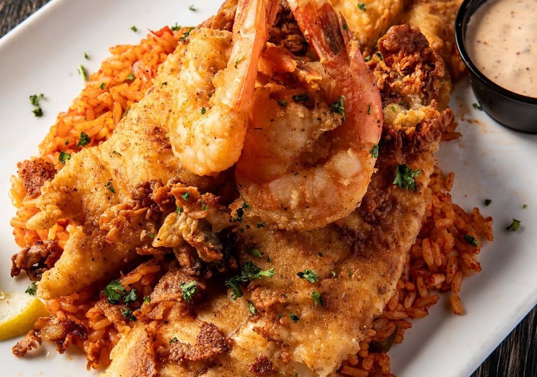 Fried Fish Rice from Virgil&rsquo;s Gullah Kitchen &amp; Bar. (image via Instagram/@virgilsgullahkitchen)