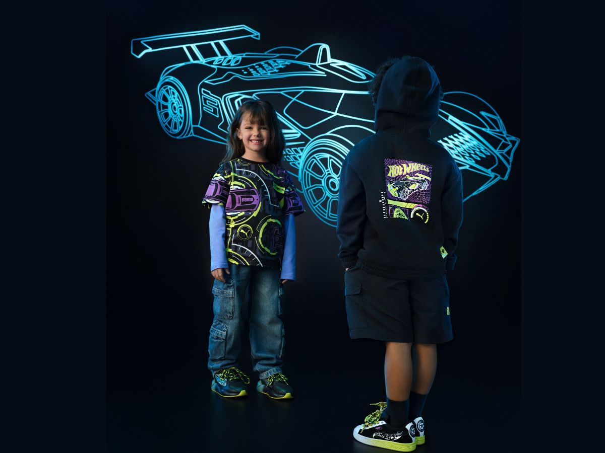 PUMA x Hot Wheels apparel and footwear collection (Image via PUMA)