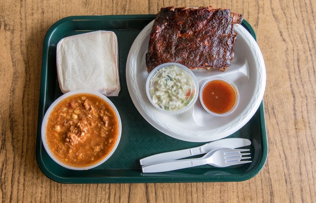 Ribs from Old Brick Pit Barbeque. (Image via Instagram/@oldbrickpitbbq)