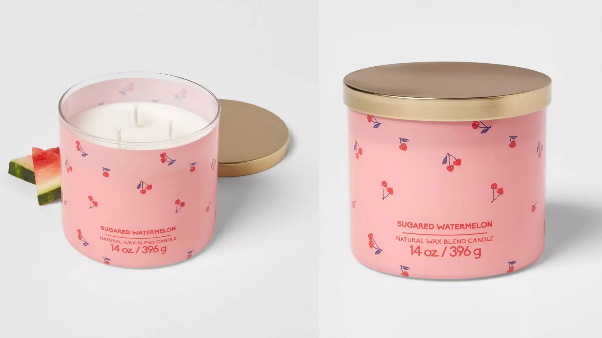 Room Essentials 3-Wick Glass Jar Candle (Image via Target)