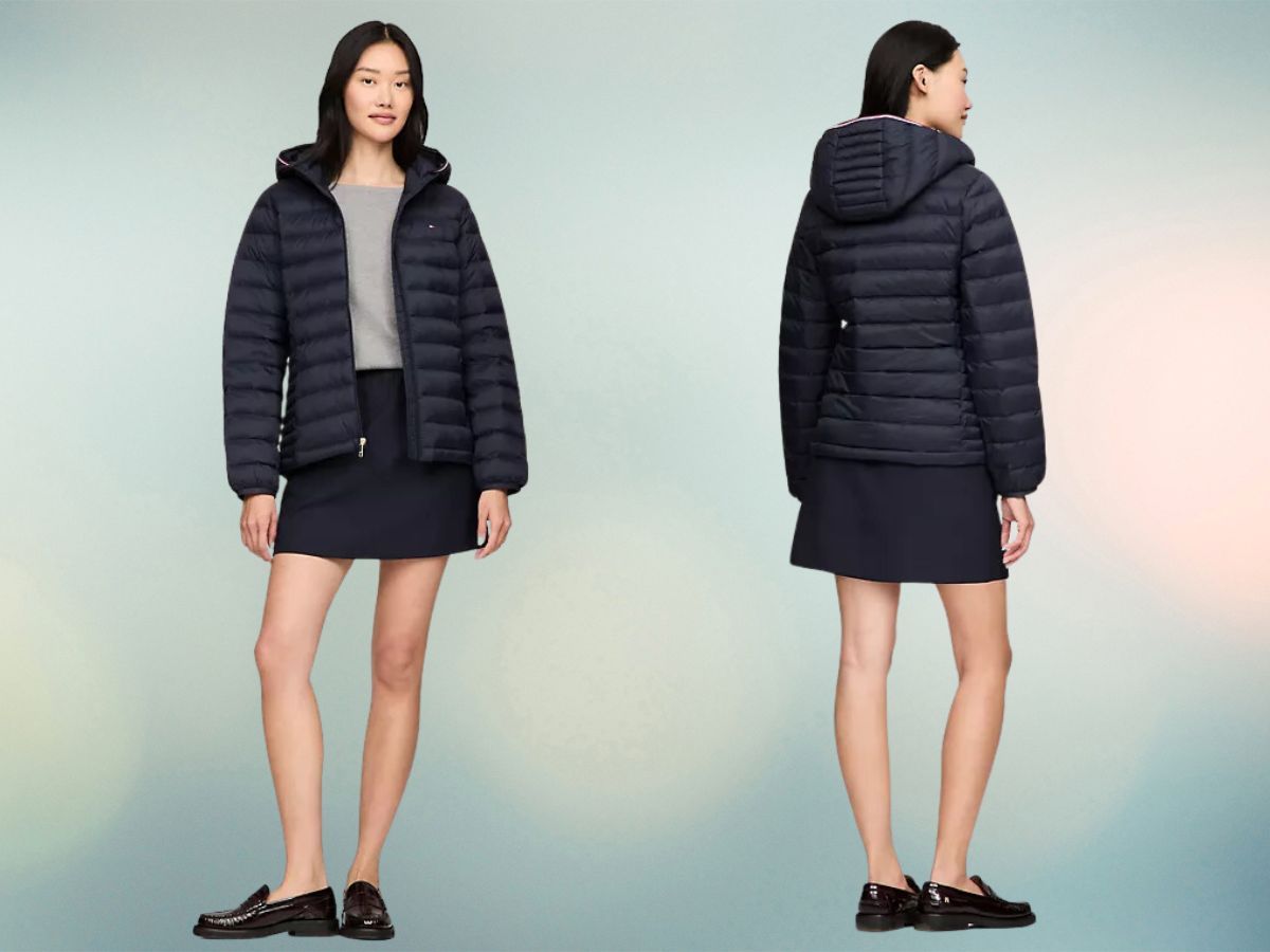 Lightweight Hooded Puffer Jacket (Image via Tommy Hilfiger)