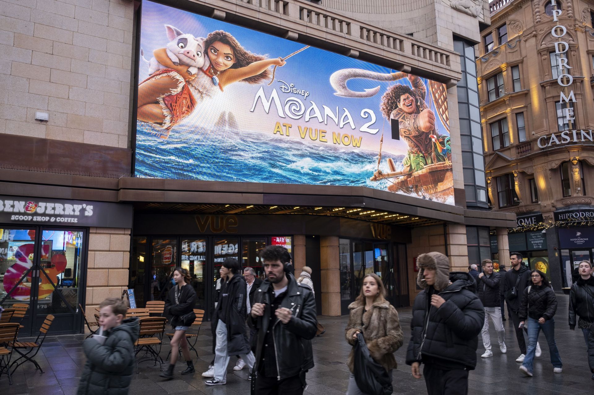 Leicester Square Moana 2 Film Promotion - Source: Getty