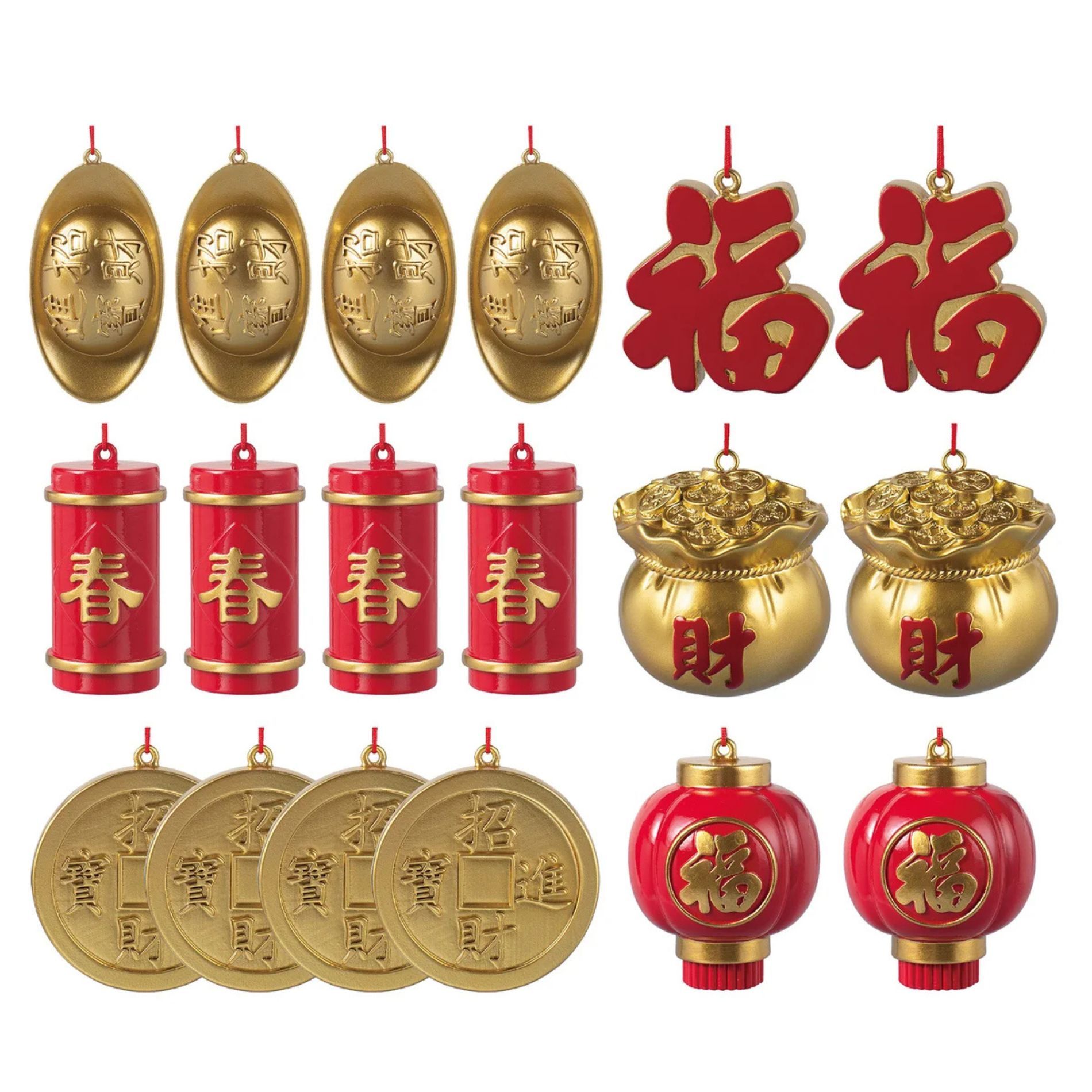 Lunar New Year ornaments (Image via Costco)