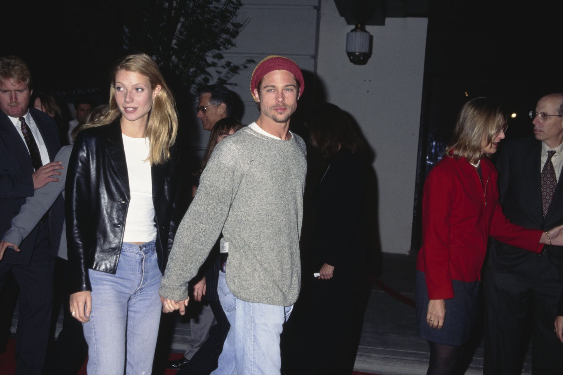 Gwyneth Paltrow and Brad Pitt (Image via Getty/Vinnie Zuffante)