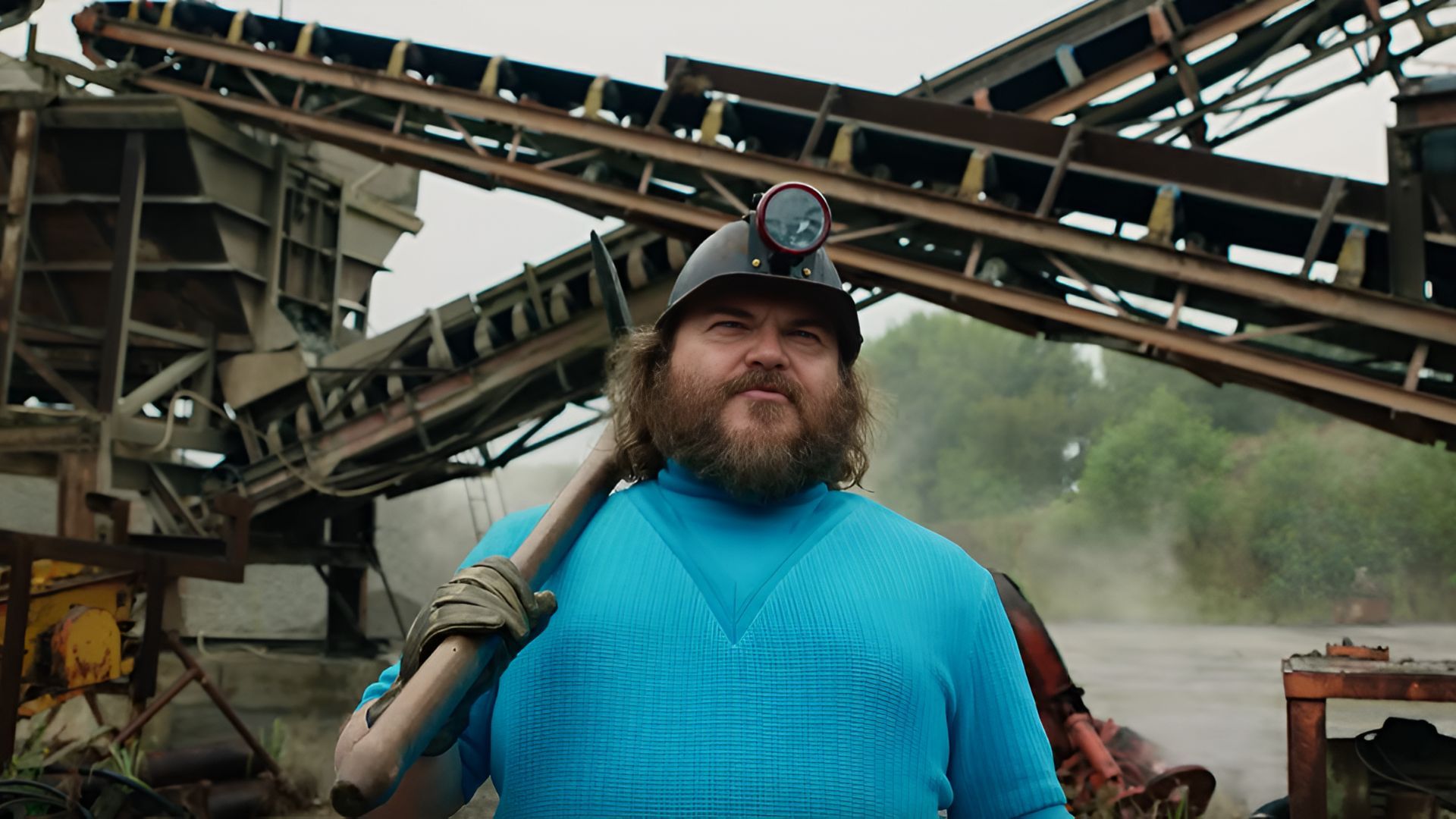 Jack Black as Steve in the A Minecraft Movie trailer. (Image Via. Warner Bros. Pictures/Youtube)