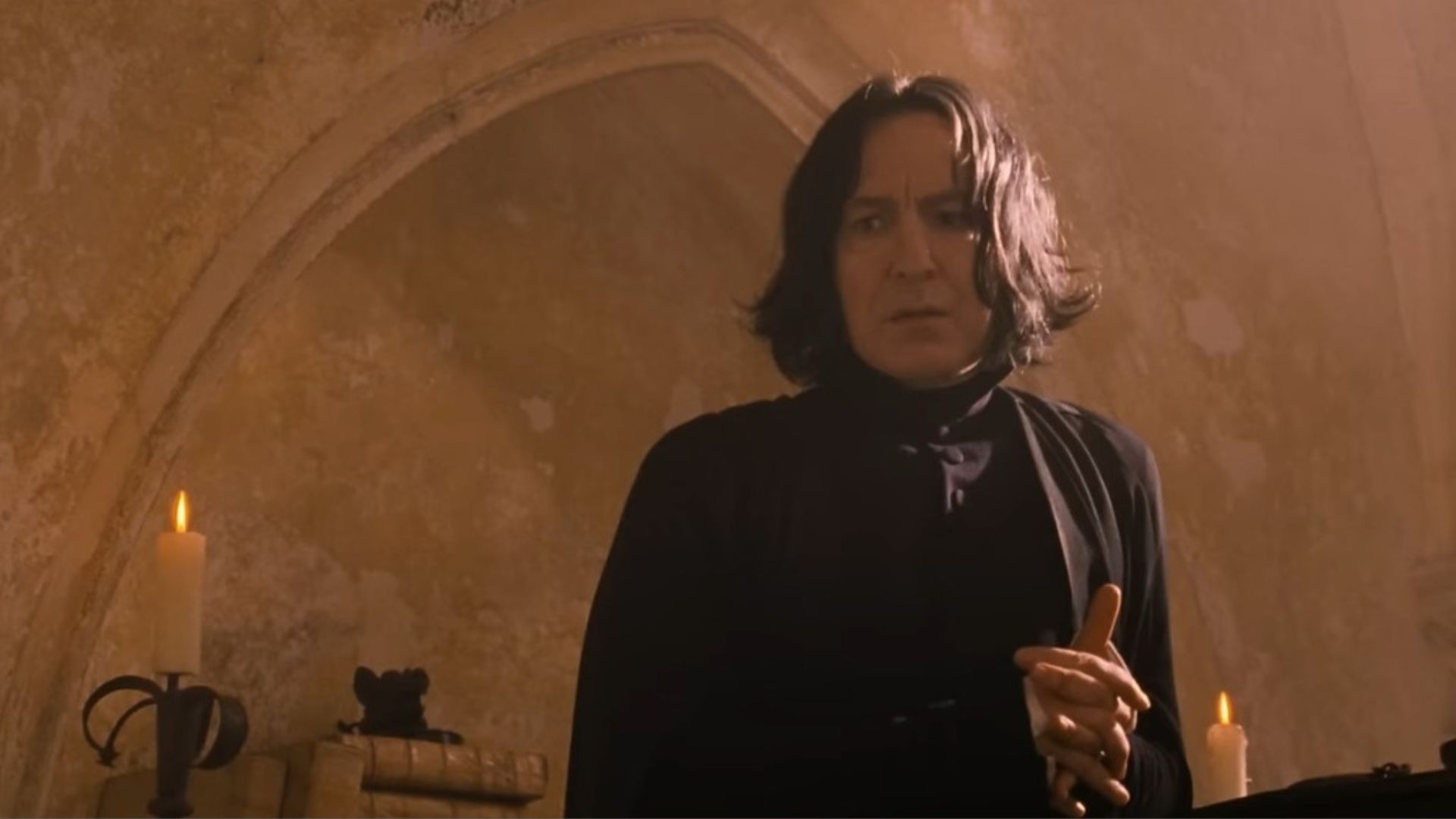 Severus Snape in Harry Potter and the Sorcerer&#039;s Stone | Image via: Warner Bros. Pictures