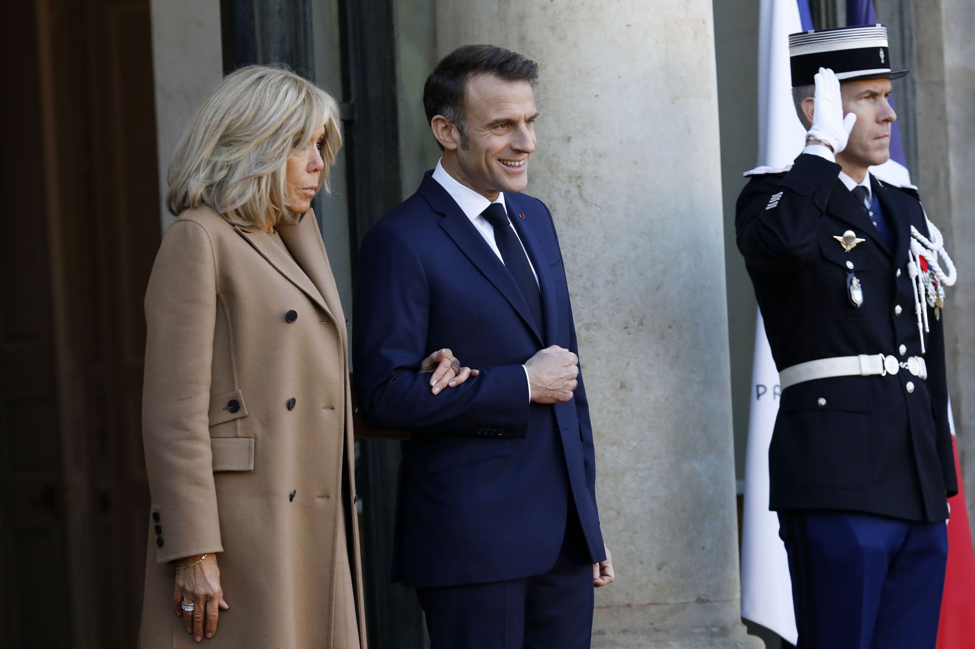 Macron Hosts President Of Nigeria On State Visit To France - Source: Getty