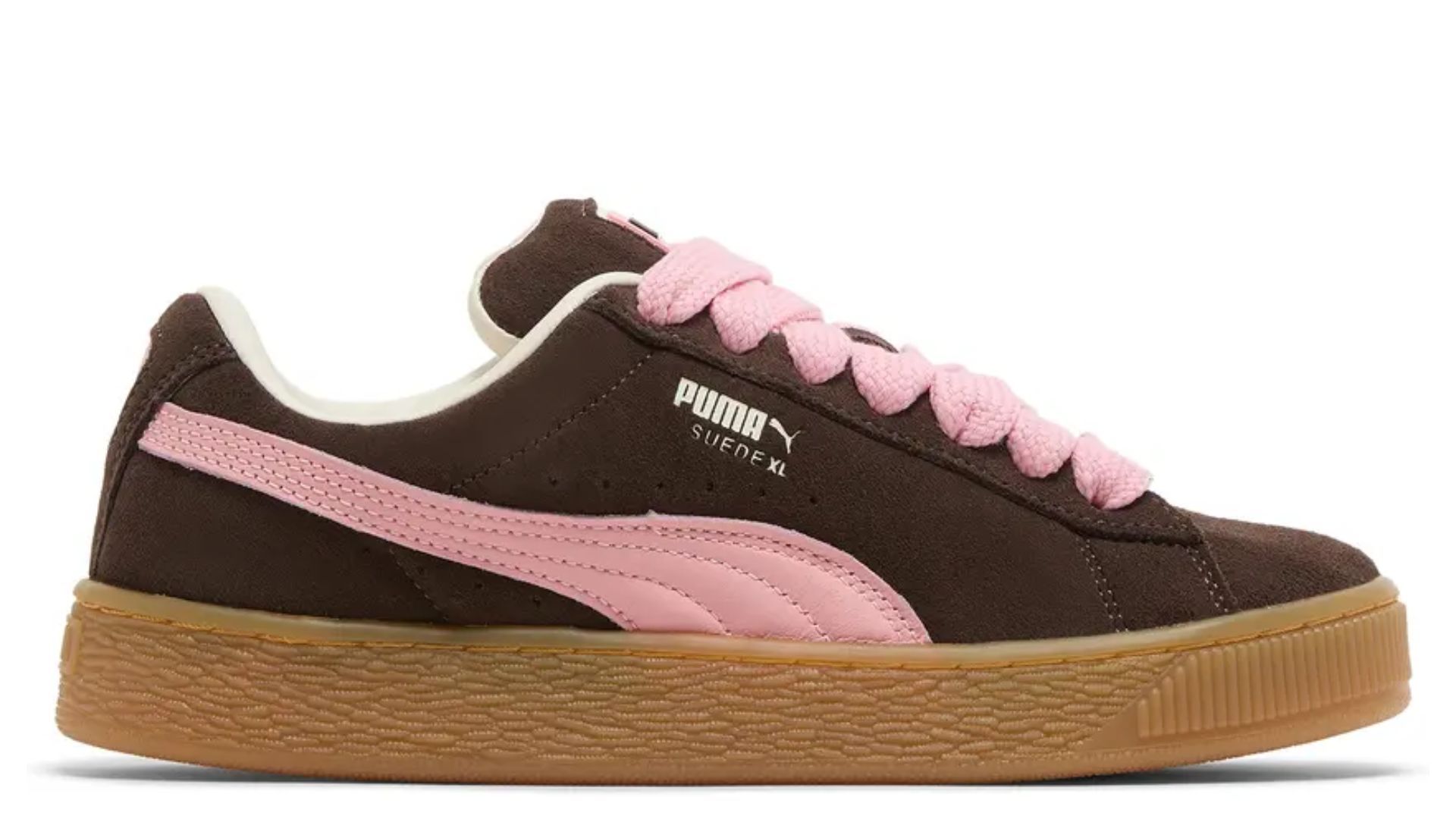 Puma Suede XL &#039;Chestnut Brown Peach Smoothie&#039; (Image via GOAT)