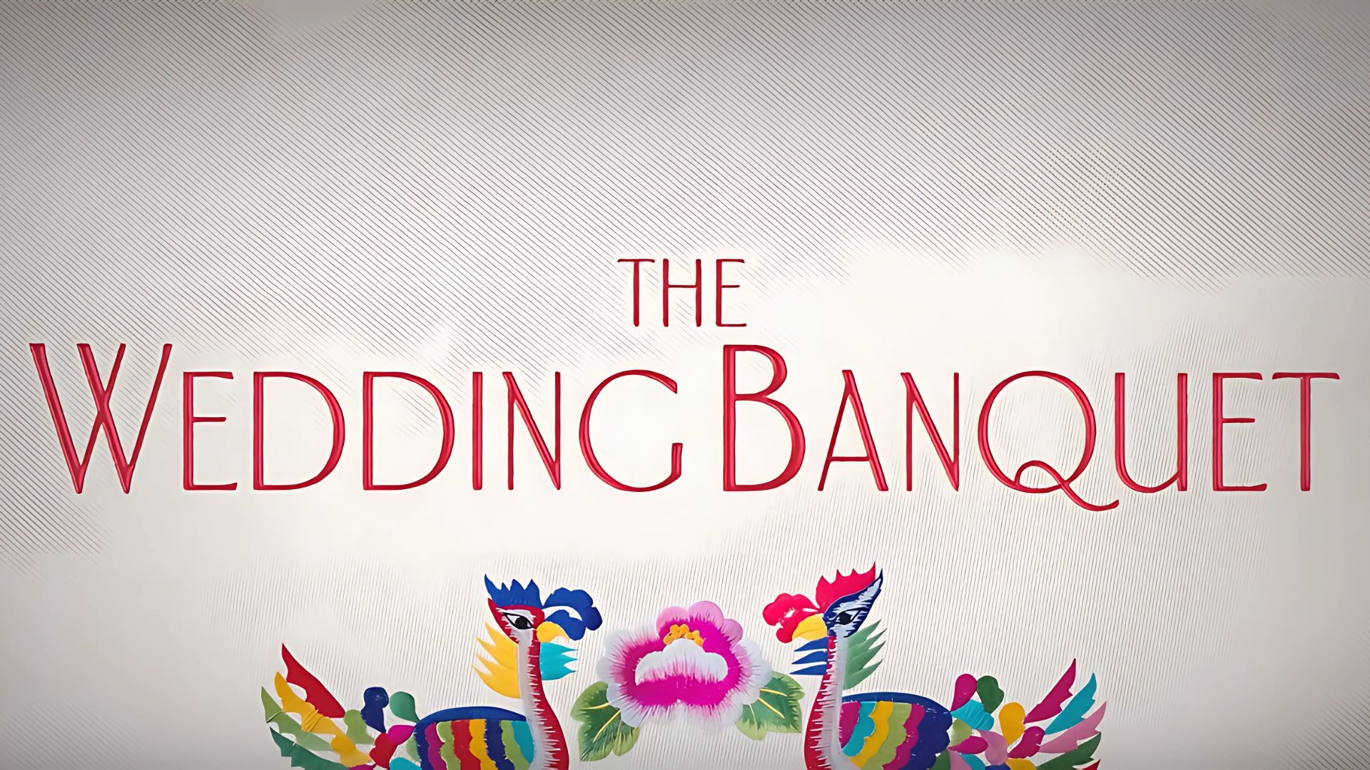 Title card from the official teaser of The Wedding Banquet (Image via. Bleecker Street/Youtube)