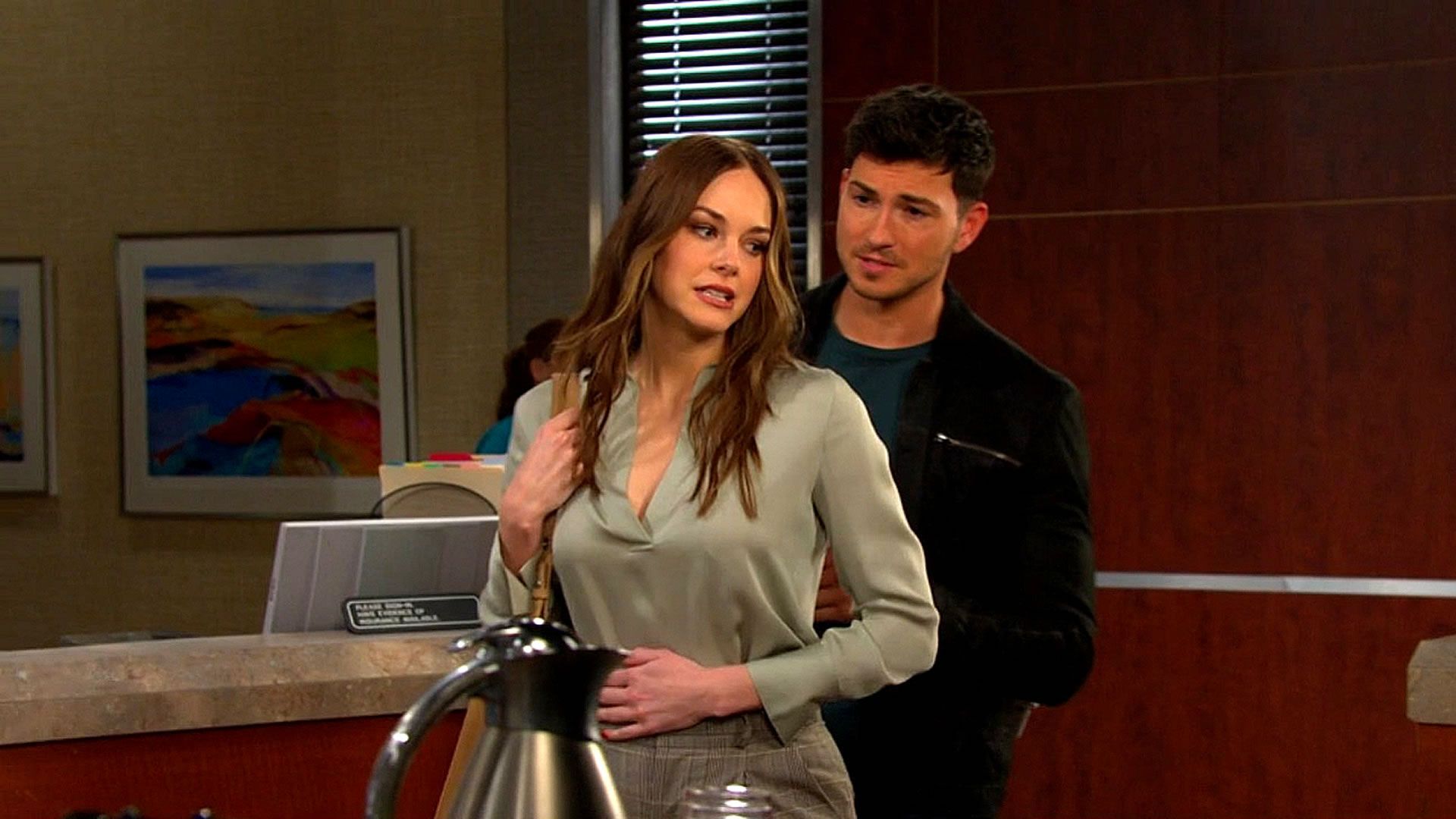 Days of Our Lives&#039; Alex and Steph catching up. | Image Source: Peacock