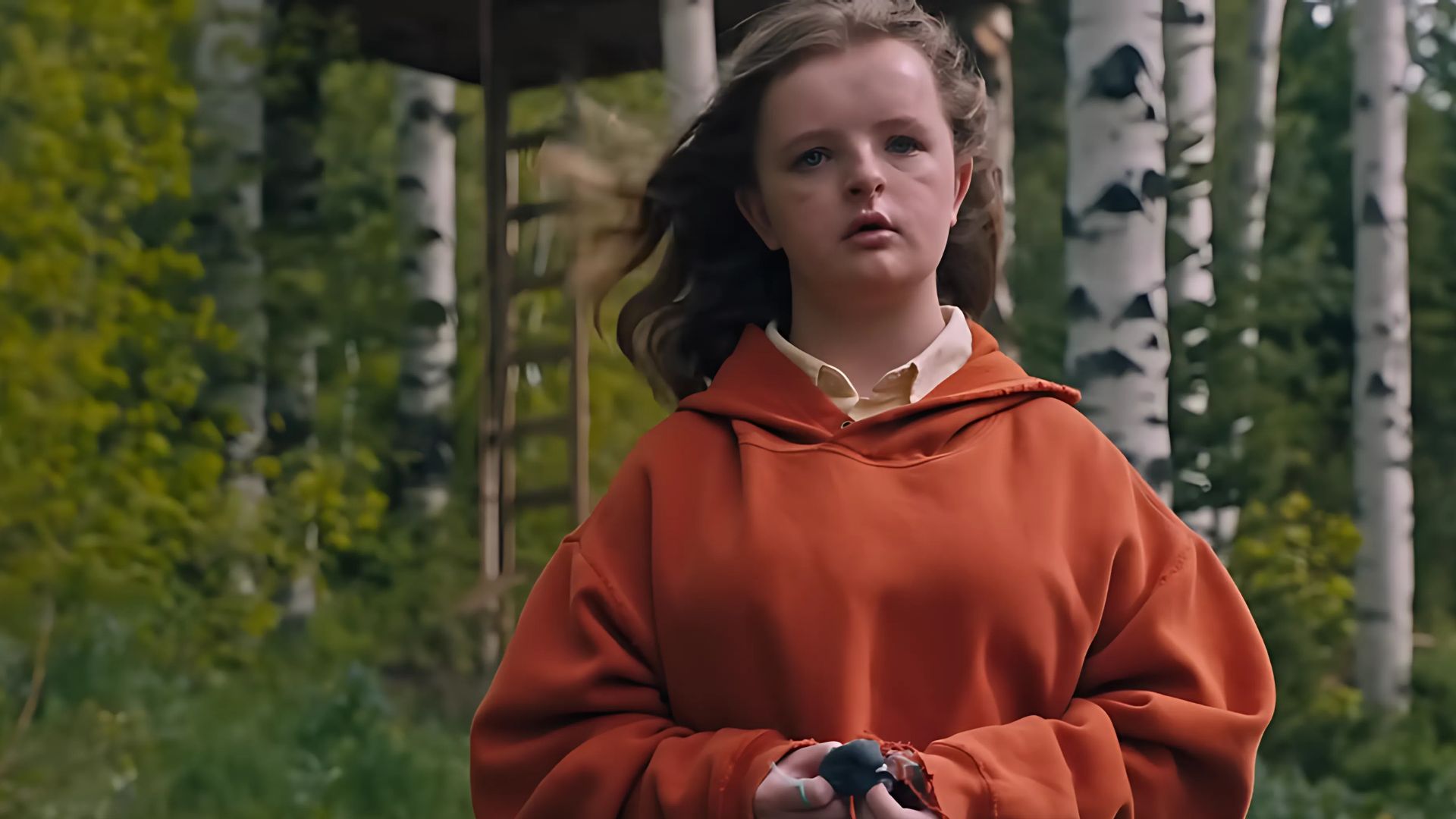 Milly Shapiro as Charlie Graham in the trailer for Hereditary (Image Via. A24)