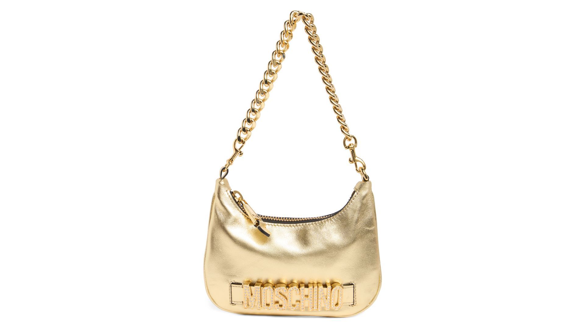 Moschino Metallic Leather Shoulder Bag (Image via Nordstrom Rack)