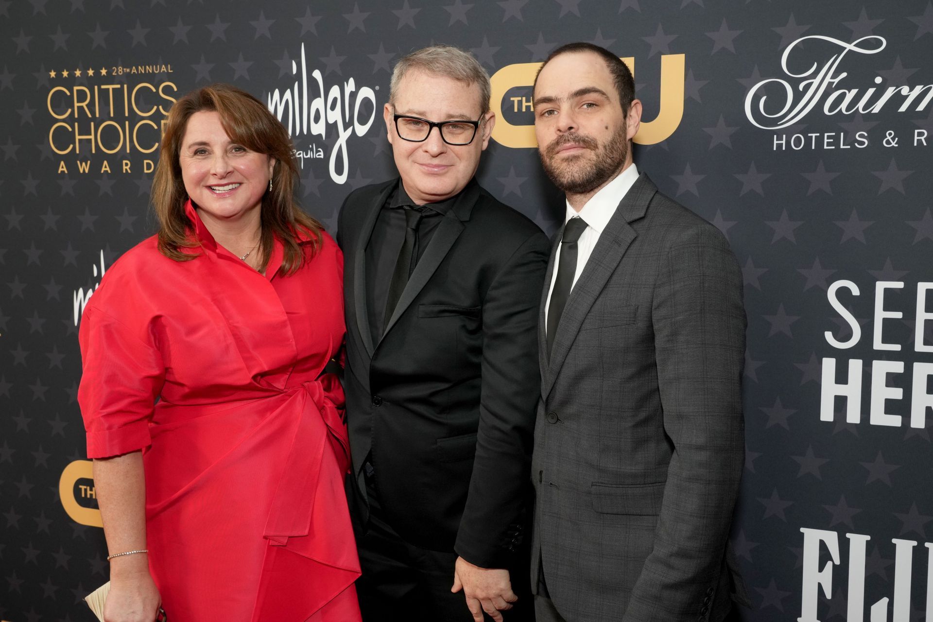 Victoria Alonso (extreme left) - Source: Getty