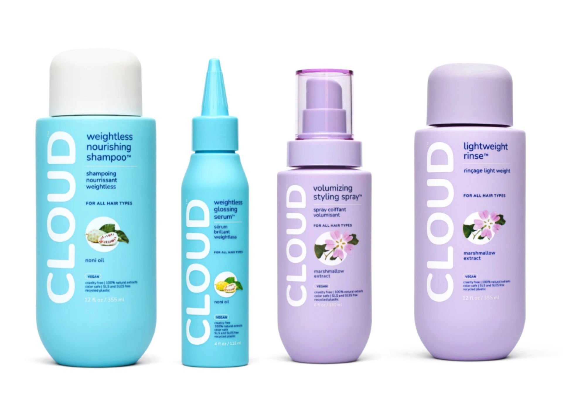 Products available in Cloud Haircare (Image via Cloud Haircare)