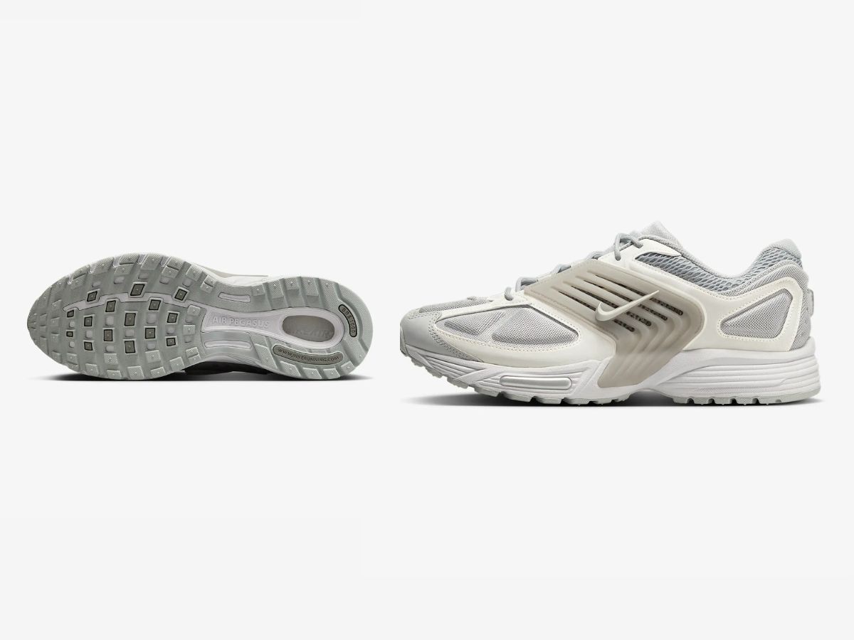 Nike Air Pegasus Wave &ldquo;Flat Silver&rdquo; sneakers (Image via Nike)