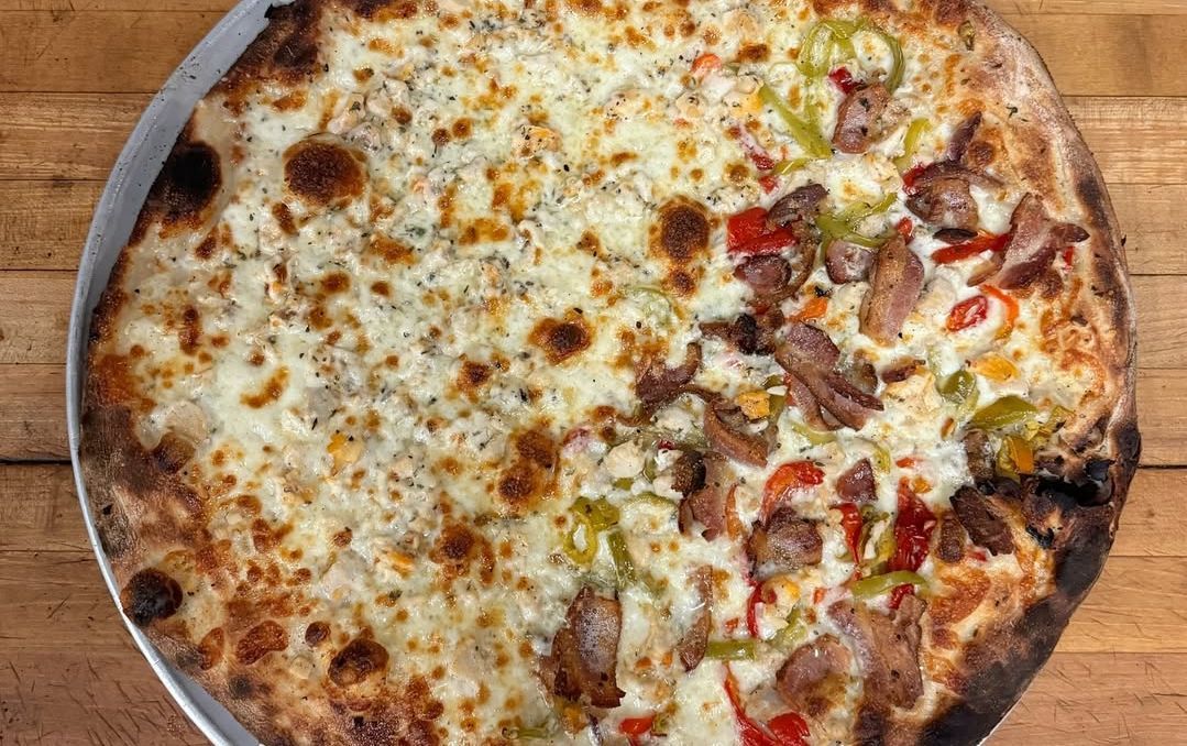 1/2 White Clam 1/2 Casino from Modern Apizza. (Image via Instagram/@modernapizza)