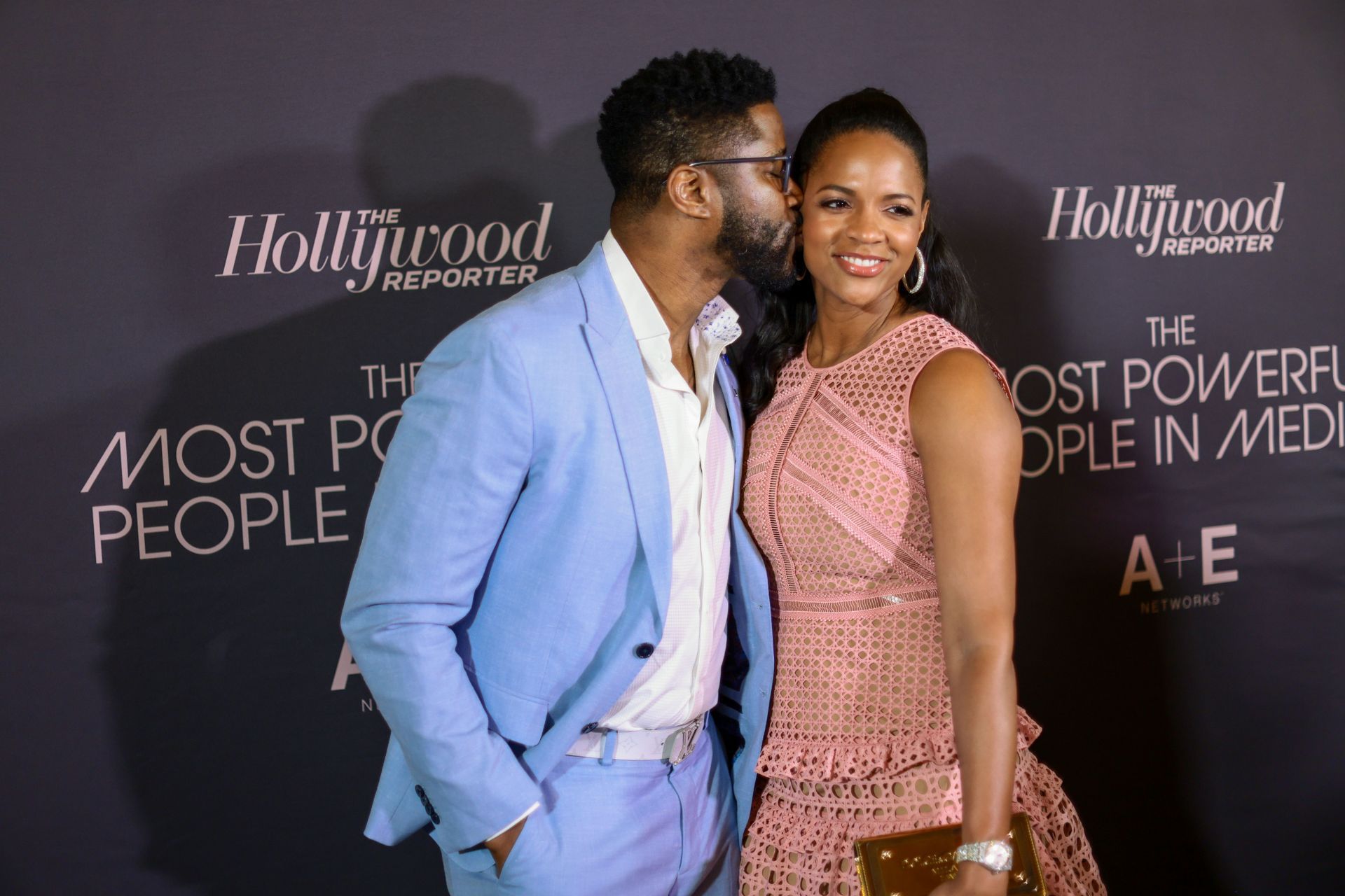 At The Hollywood Reporter Most Powerful People In Media party (Image via Getty)