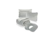 Travel Pillow and Blanket (Image via Amazon)