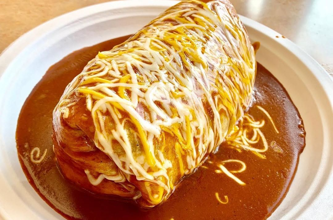 El Burrito Panz&oacute;n from The Original Campos Famous Burritos. (Image via Instagram/@camposfamousburritos)