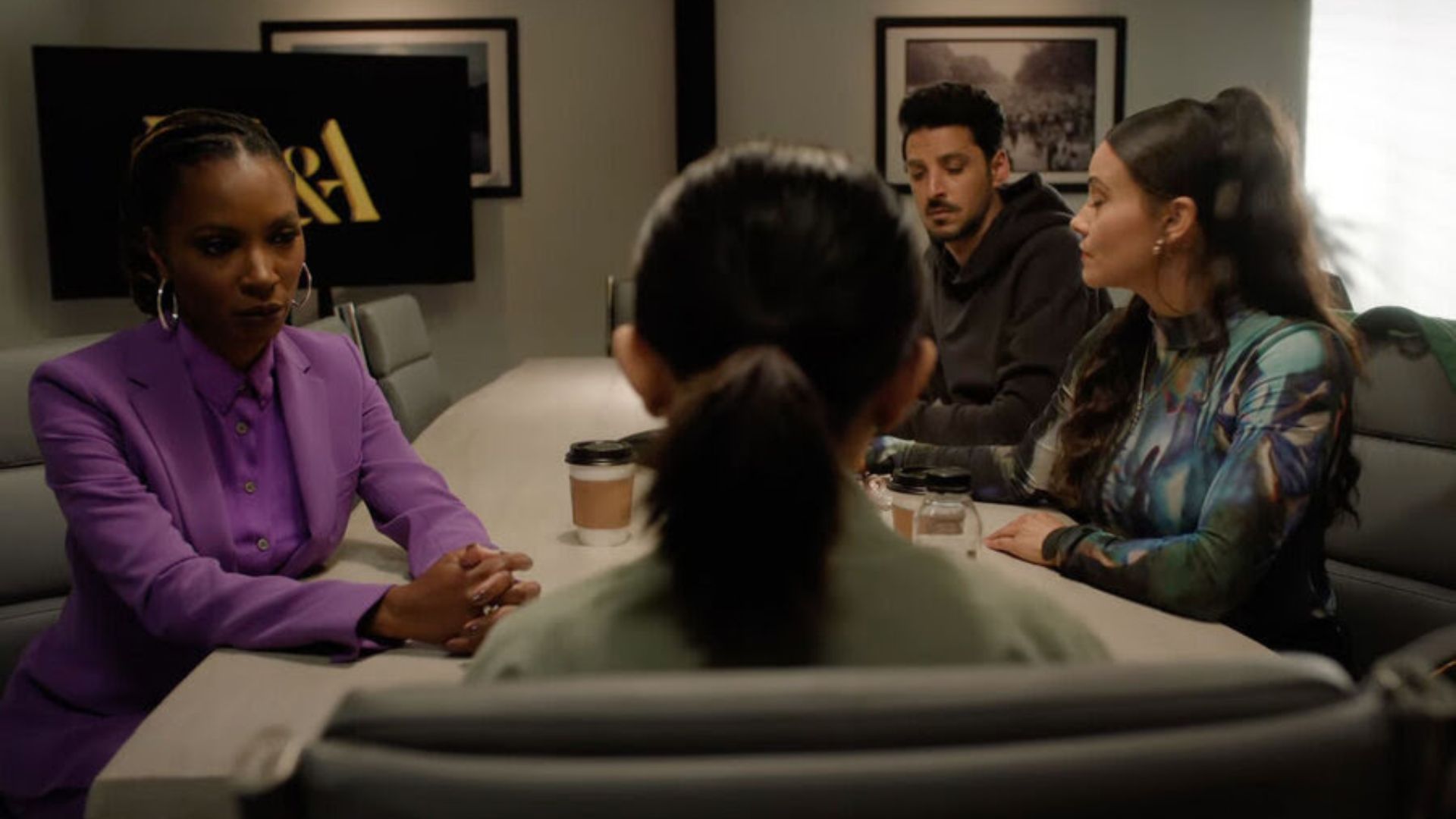 Gabi and her team called M&amp;A, a crisis management firm that solves crimes (Image via NBC)