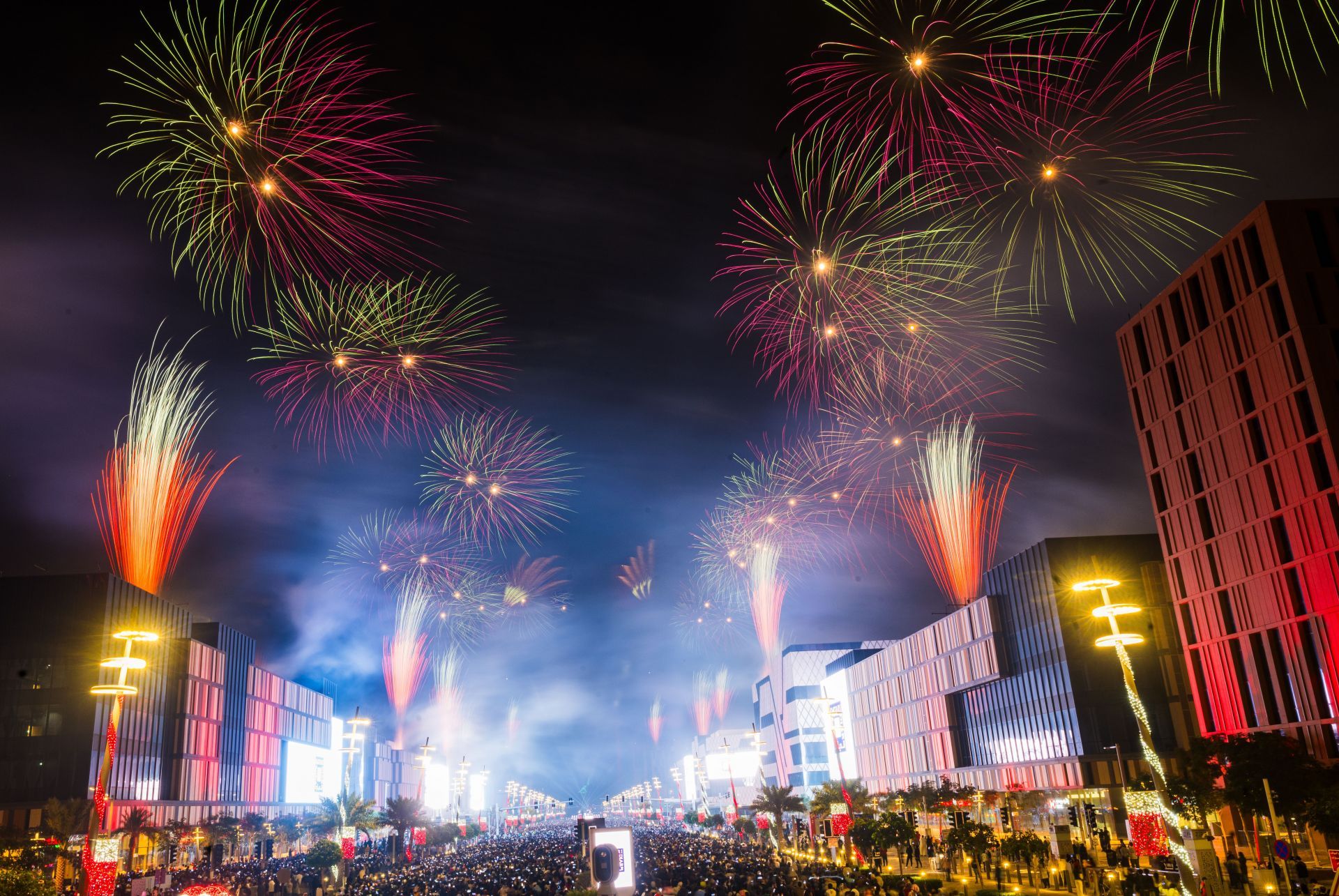 2025 New Year Celebrations In Doha - Source: Getty