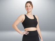 Women's Everyday Soft Medium Support Longline Sports Bra (Image via Target)
