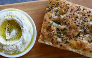Rosemary focaccia with whipped ricotta & olive oil from Cookshop (Image via Instagram/@cookshopnyc)