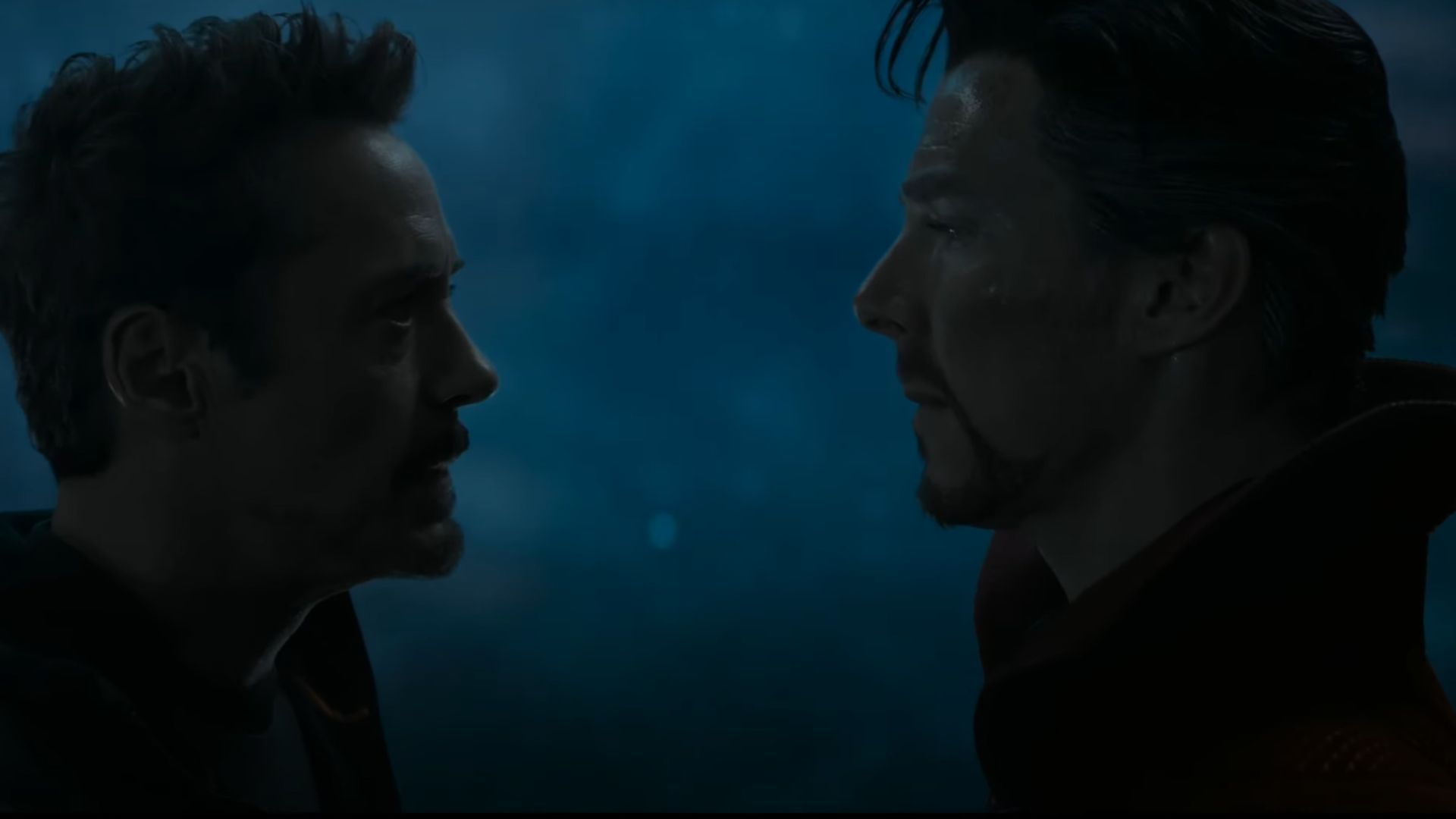 It was Stark who convinced Strange to take the Q-Ship on Titan. (via Marvel Studios)