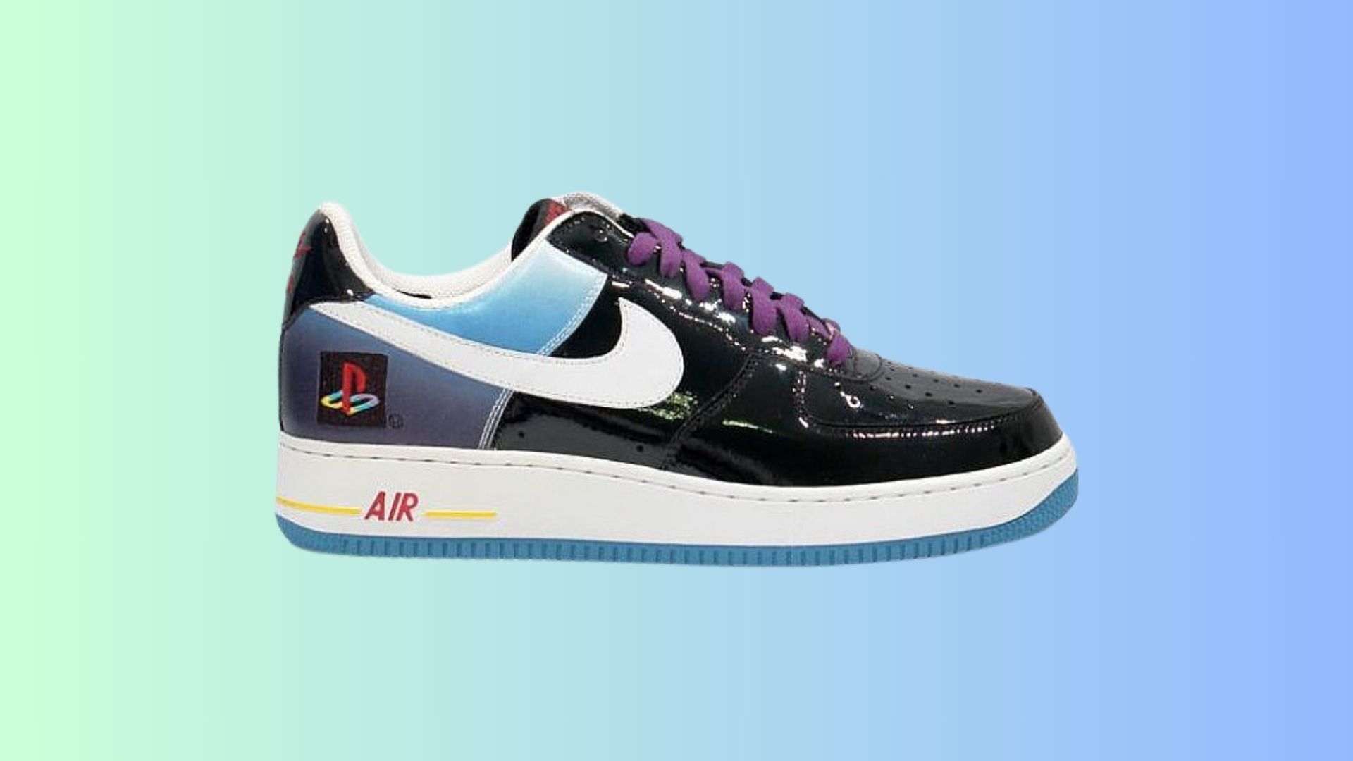 Air Force 1 x Playstation (Image via Sneakers123)