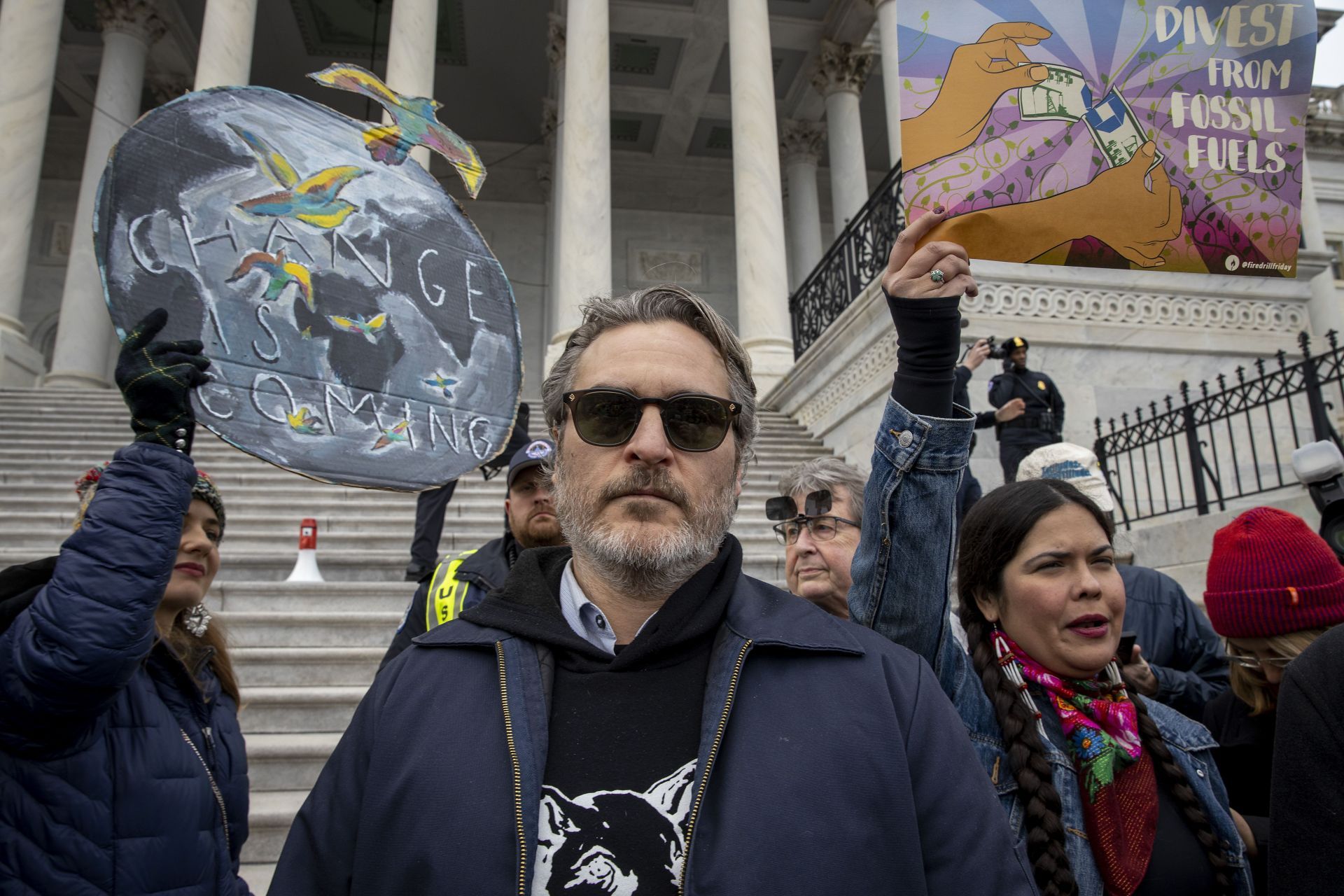 Jane Fonda Holds Her Last &quot;Fire Drill Fridays&quot; Rally At Capitol Hill - Source: Getty