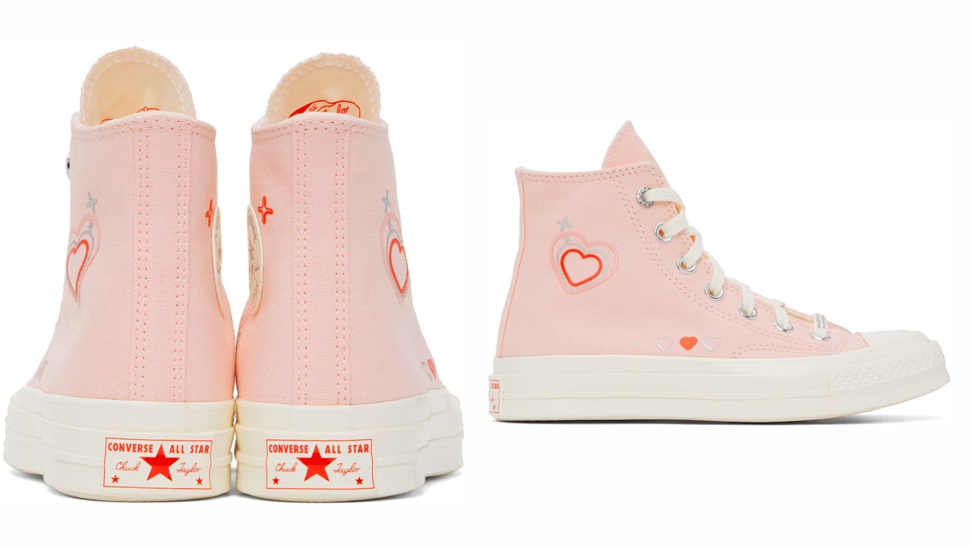 Converse Pink Chuck 70 Sneakers (Image via Ssense)