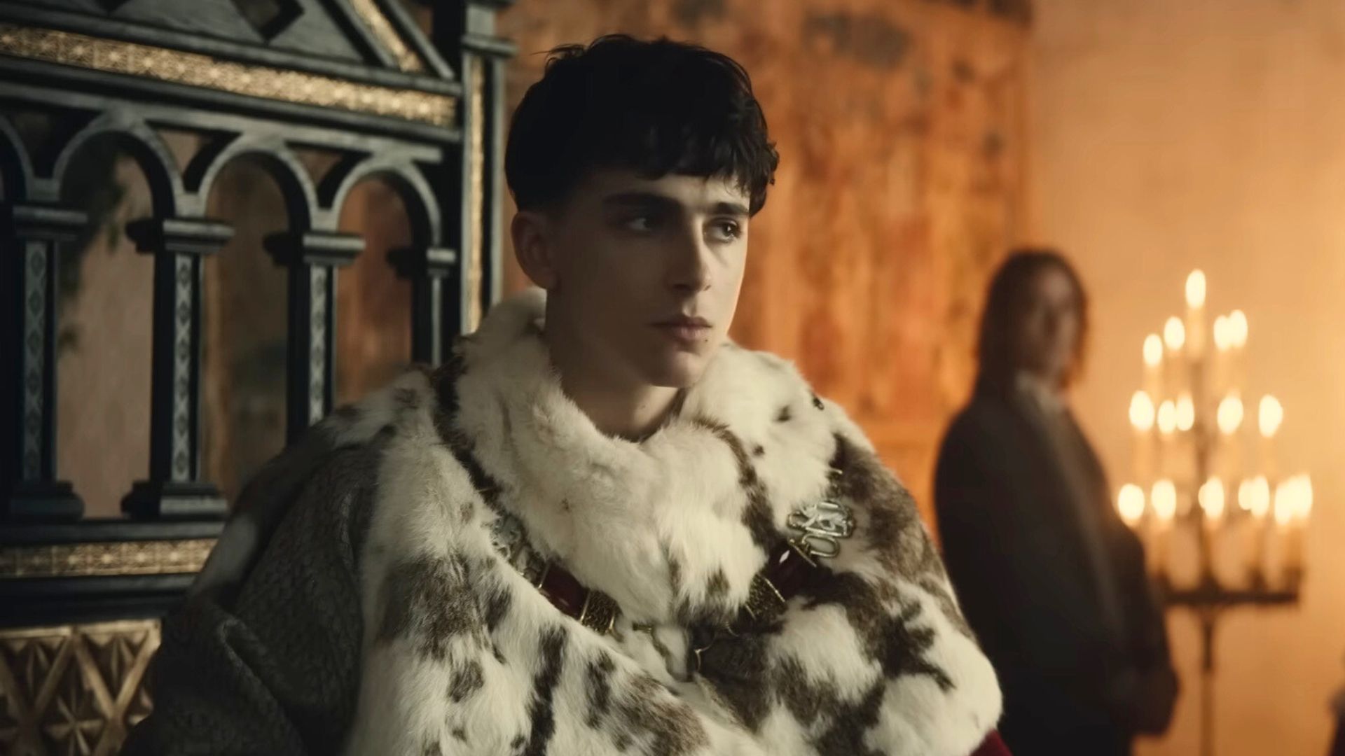 Timothee Chalamet in The King | Image via Netflix