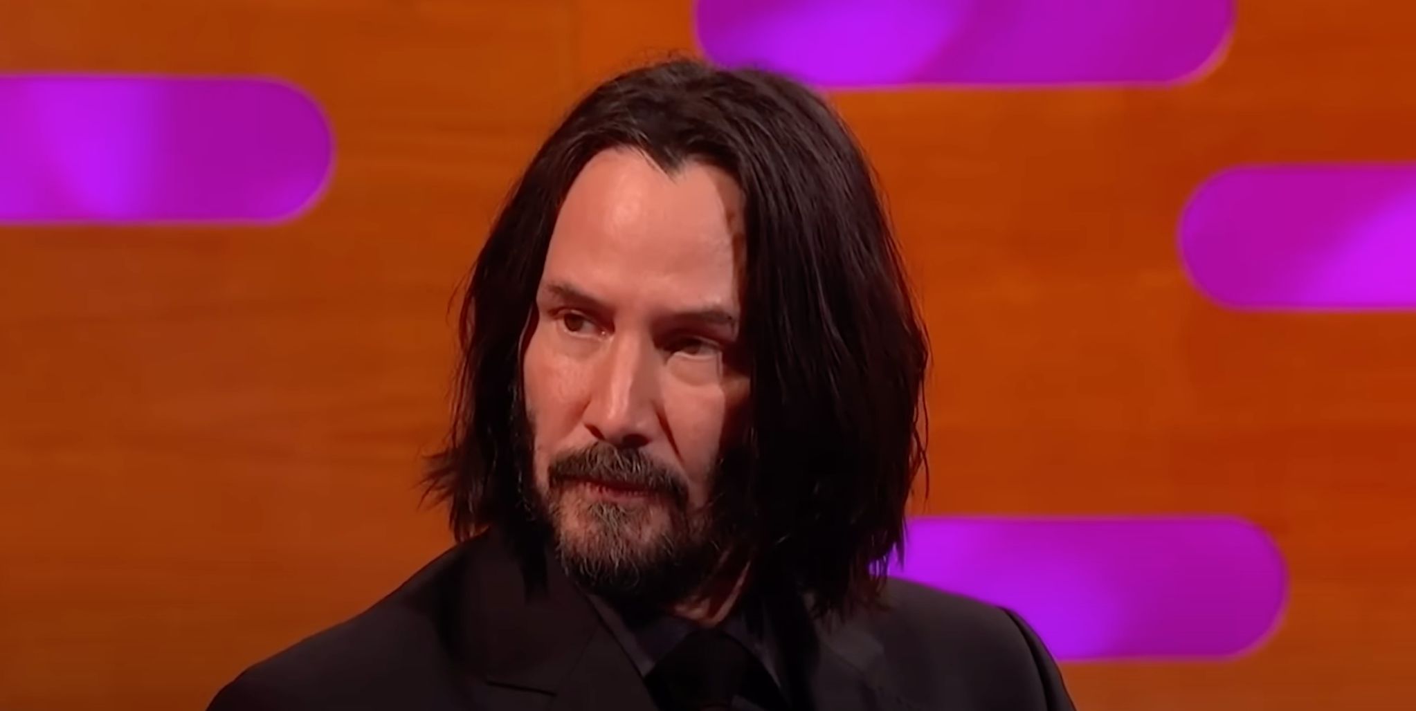 Keanu Reeves (Image Via YouTube/@TheGrahamNortonShow)