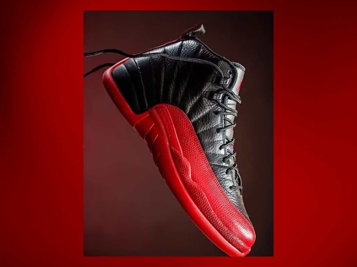 Air Jordan 12 &ldquo;Flu Game&rdquo; (Image via Instagram)