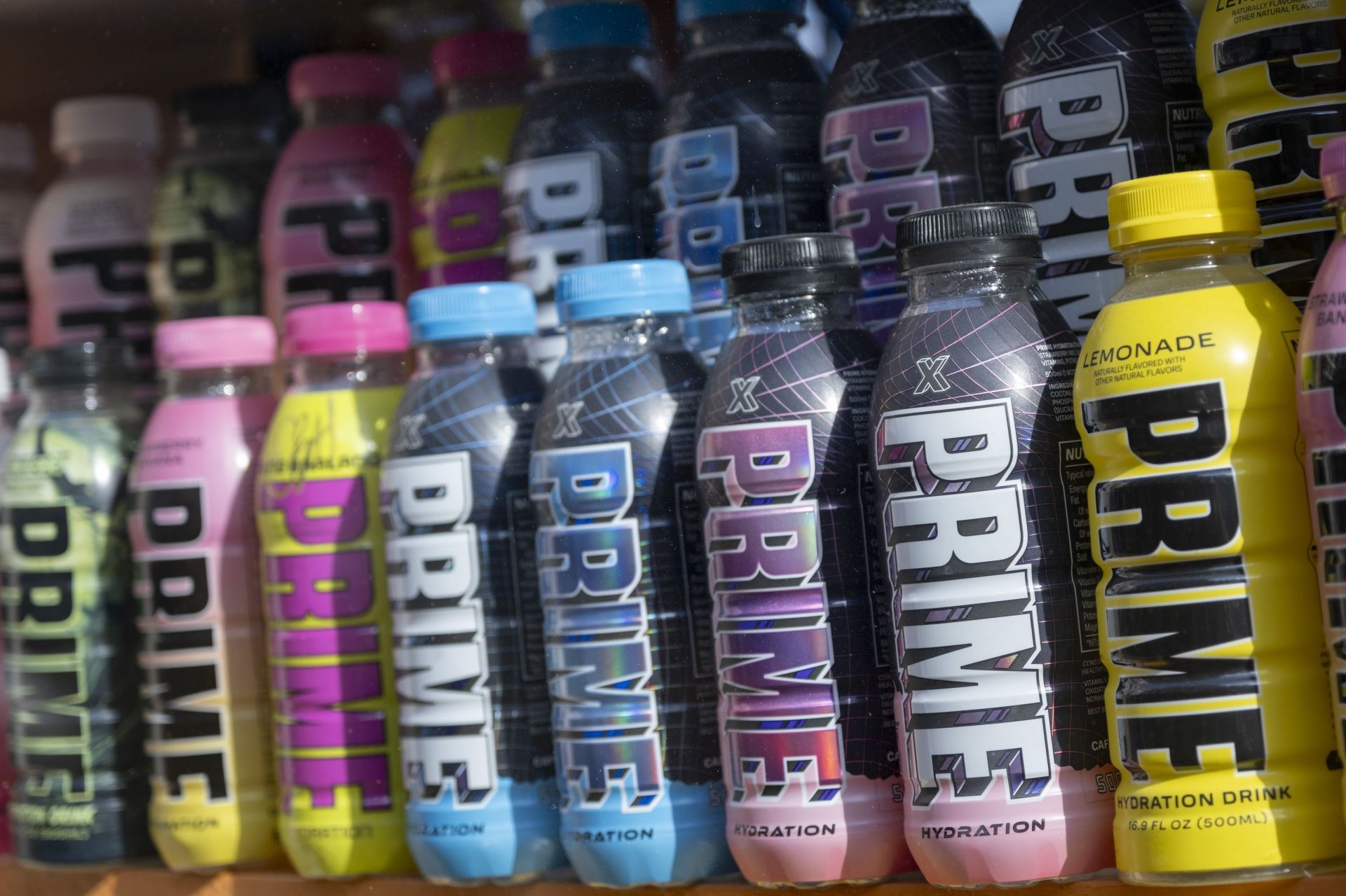 Prime Energy Drinks For Sale In London - Source: Getty