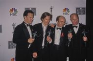 Tom Hanks, Kevin Bacon, Clint Howard, Ed Harris, 1996 - Source: Getty