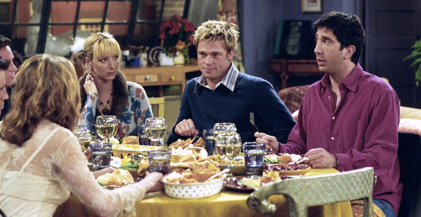 Brad Pitt in Friends (Image via NBC)