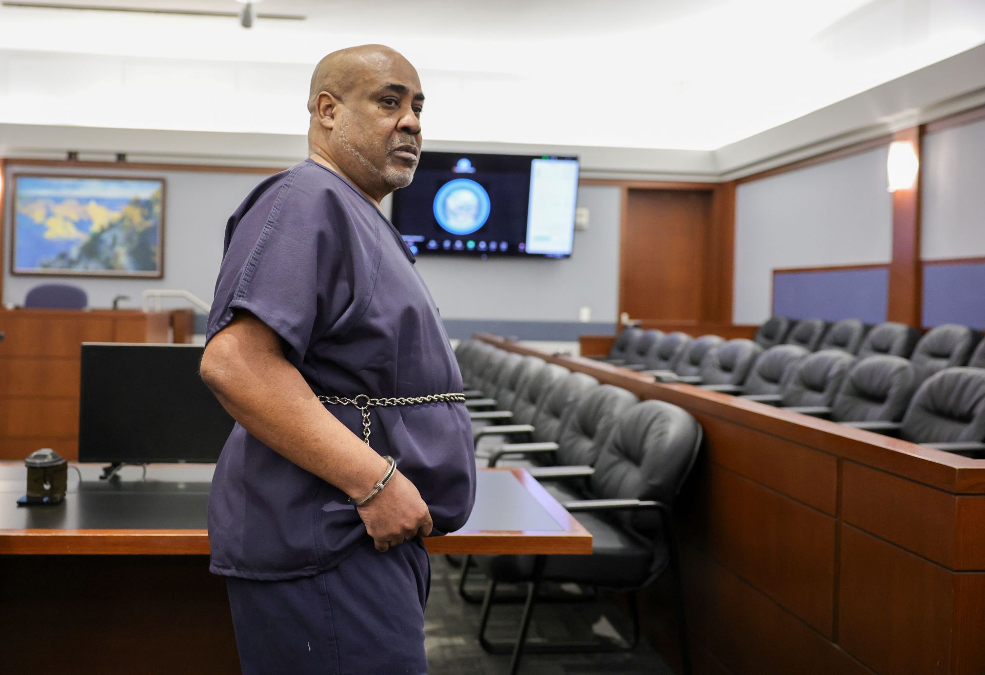 Tupac Murder Suspect Duane Davis Appears In A Vegas Court For Hearing On Motion To Dismiss Case - Source: Getty