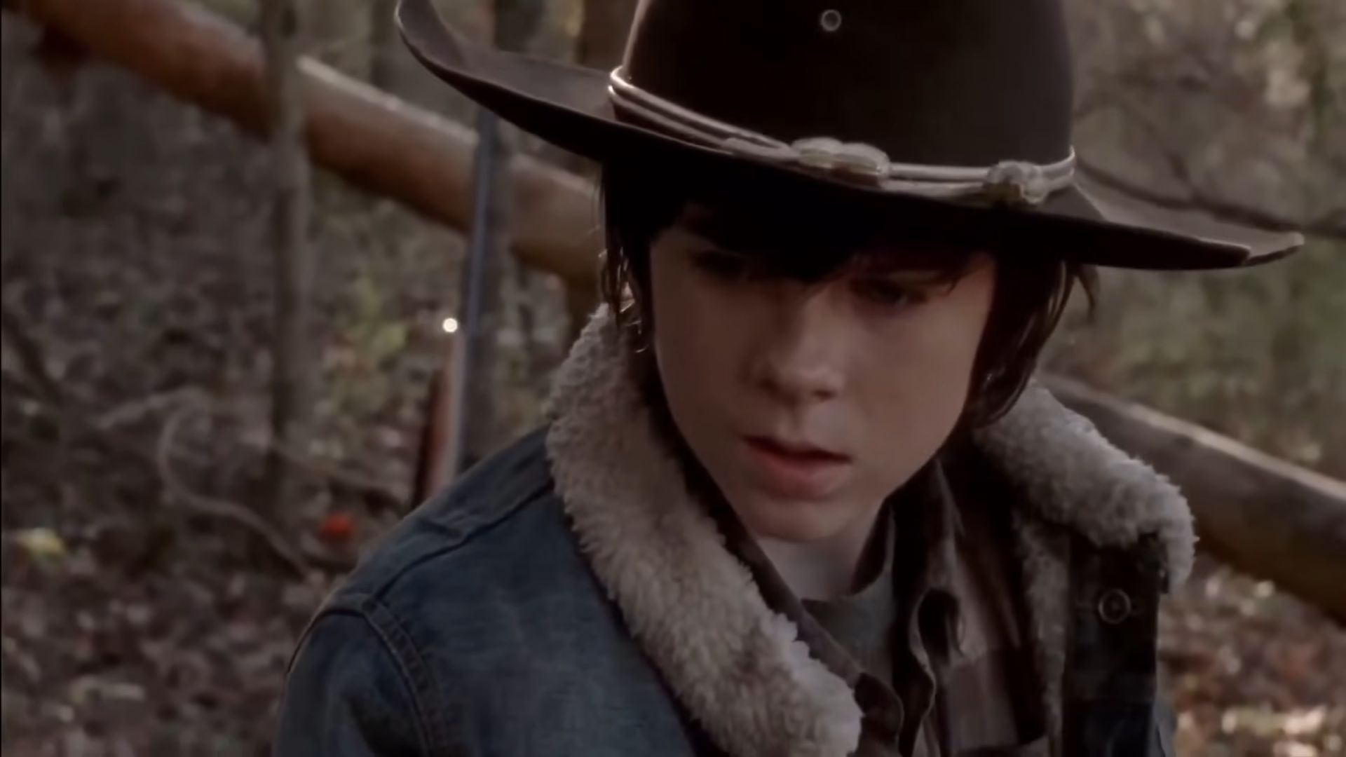 Chandler Riggs in The Walking Dead | Image via AMC Studios