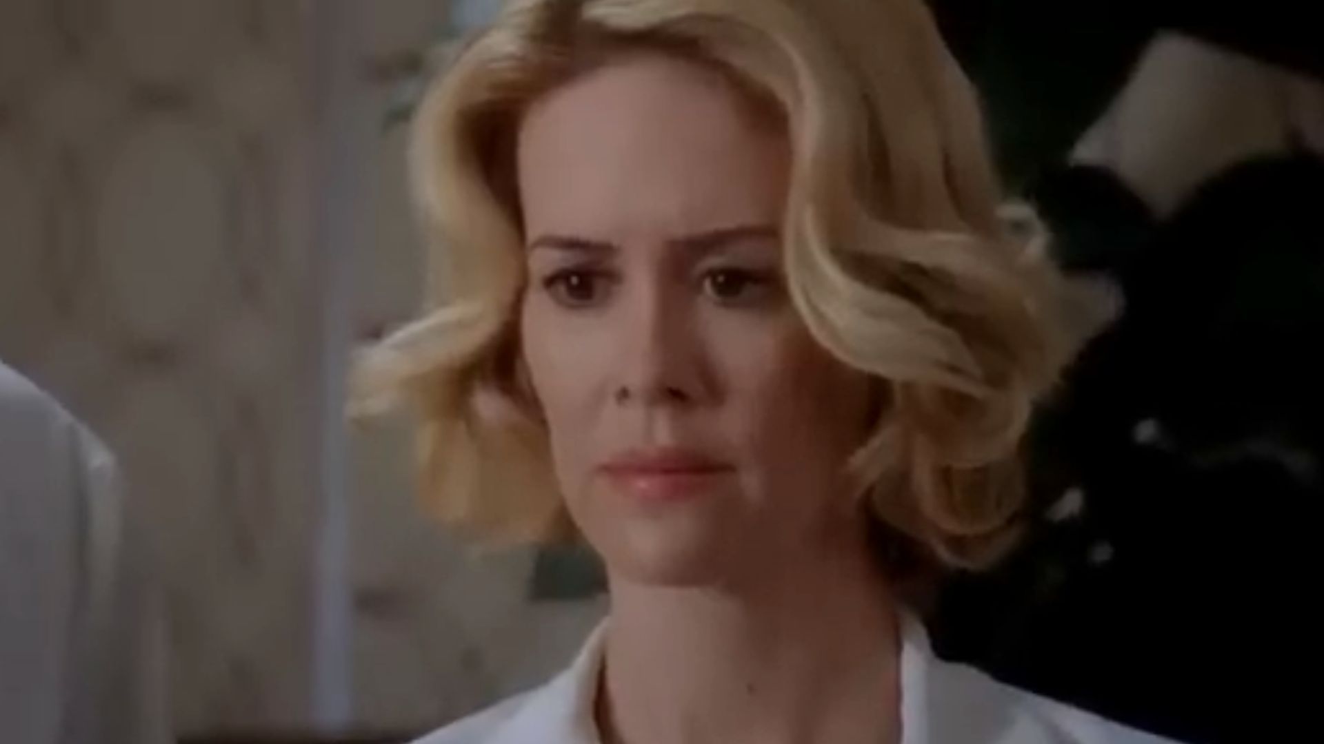 Sarah Paulson in Grey