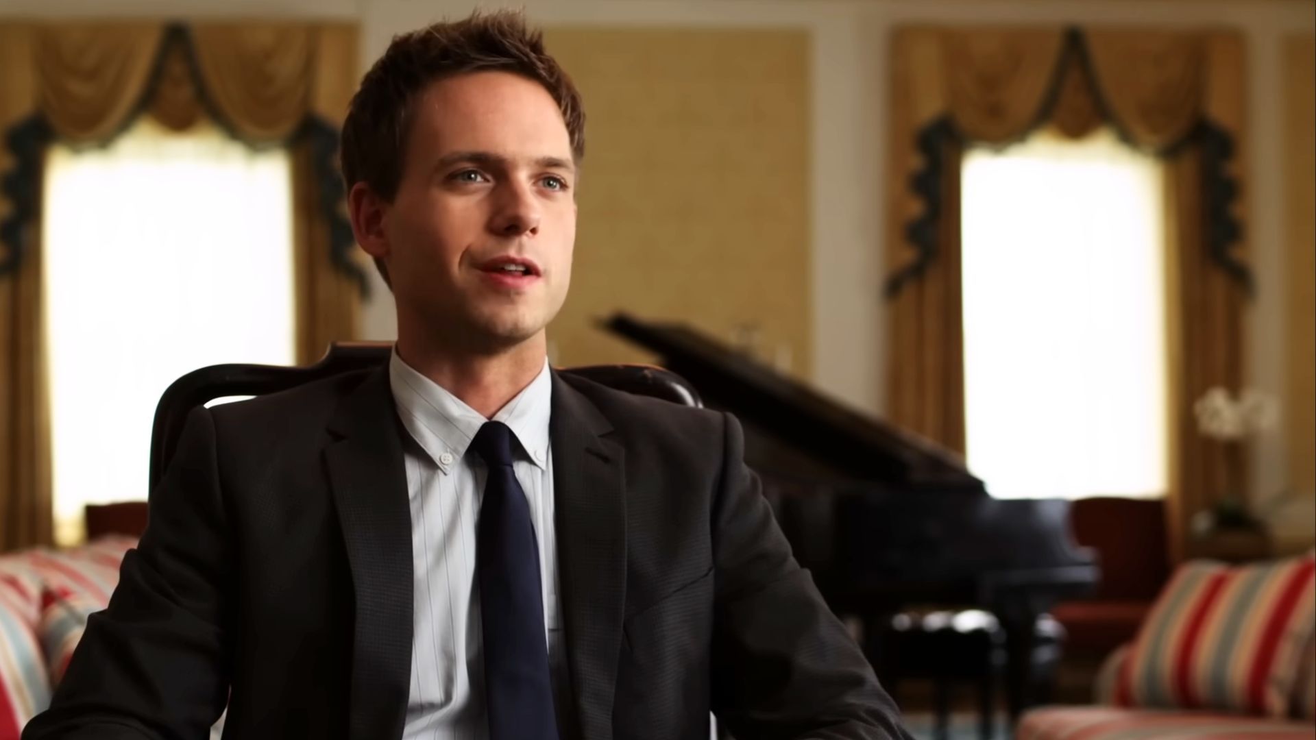 Patrick J. Adams in Suits | Image via Universal Content Productions