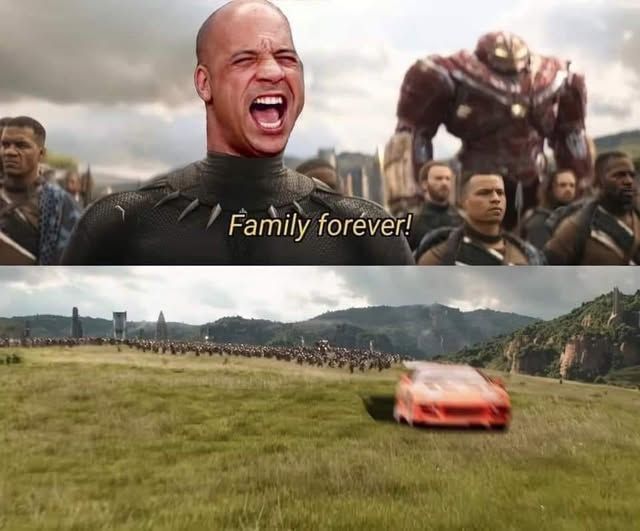 Vin Diesel family memes	