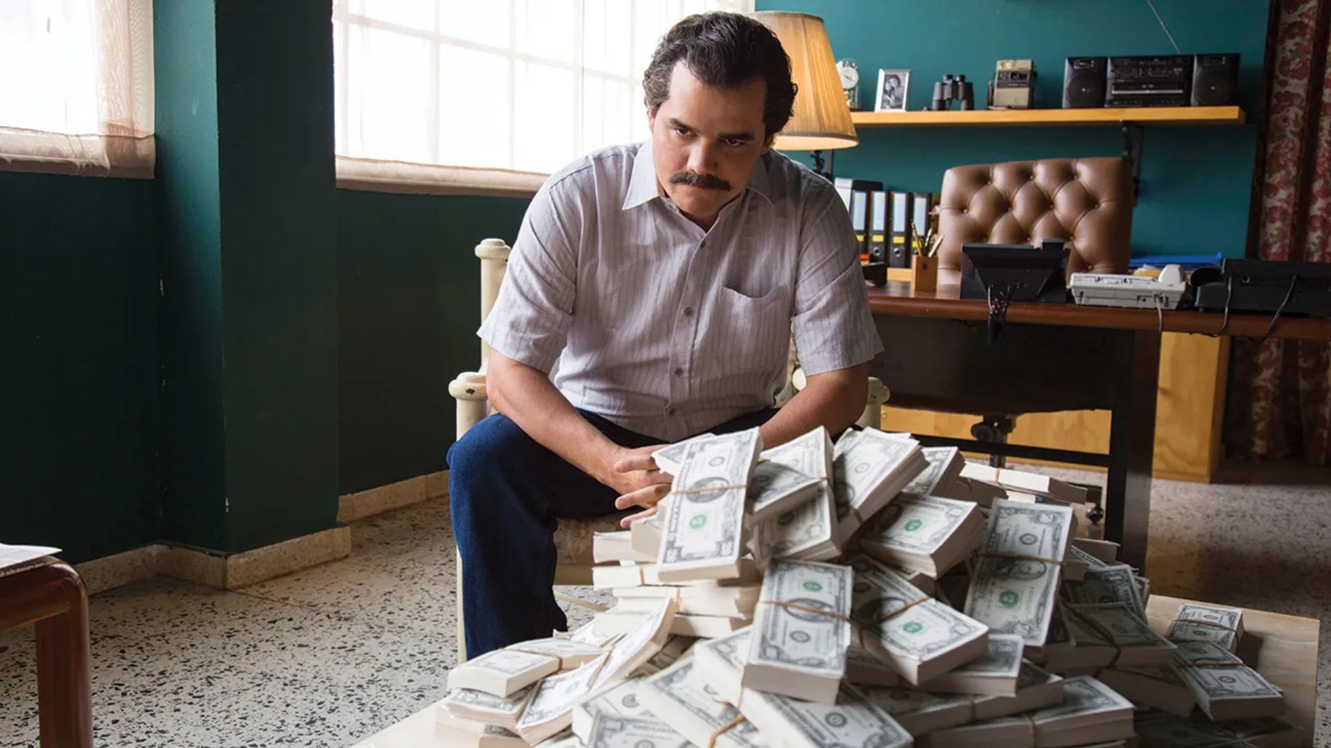 Pablo Escobar&#039;s Money from Drug Trafficking | Image via Netflix